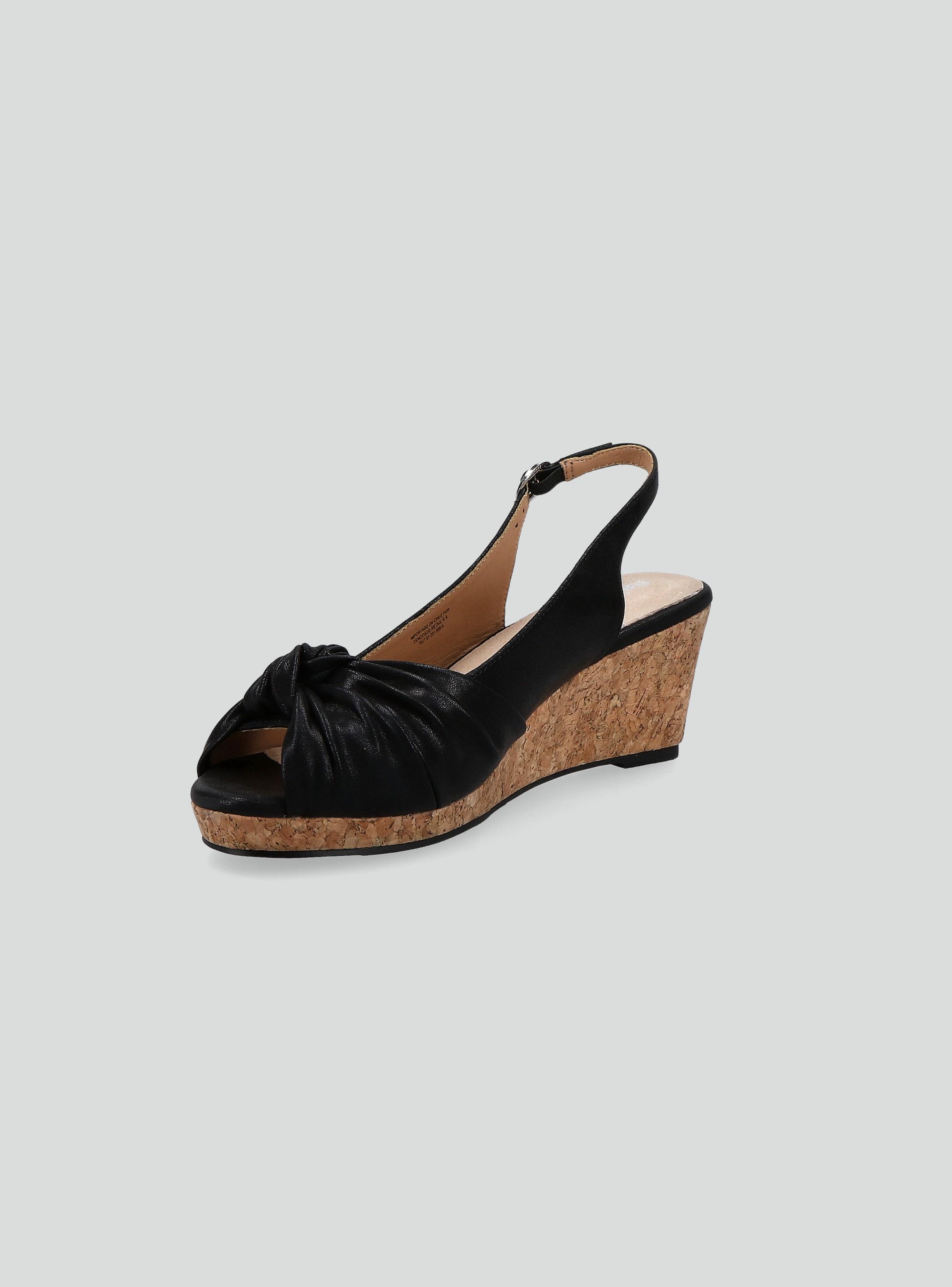 Zapato Casual Cuña Peep Toe Mujer-2
