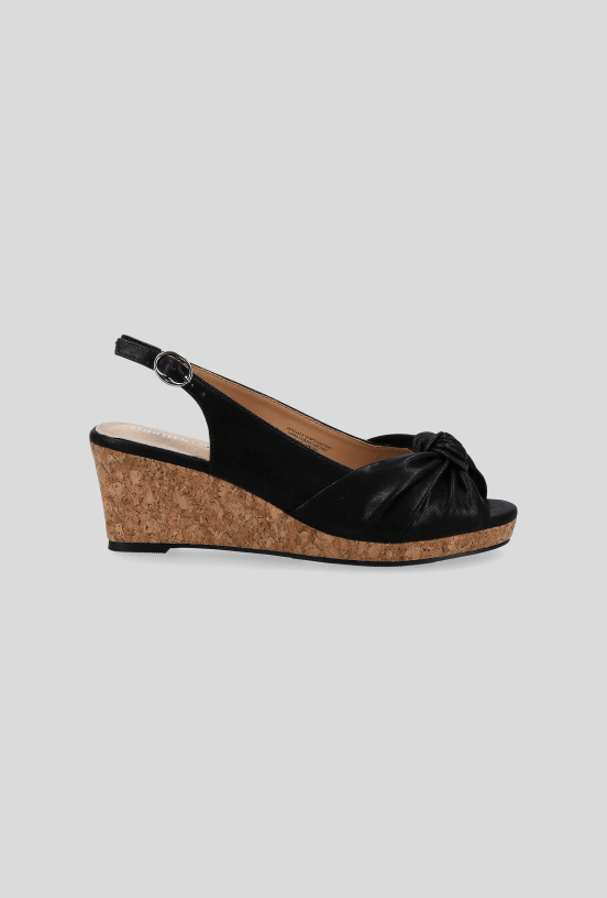 Zapato Casual Cuña Peep Toe Mujer-4