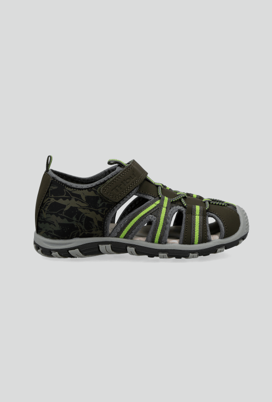 Sandalia Plantilla Cuero Cerrada con Elástico Unisex-3