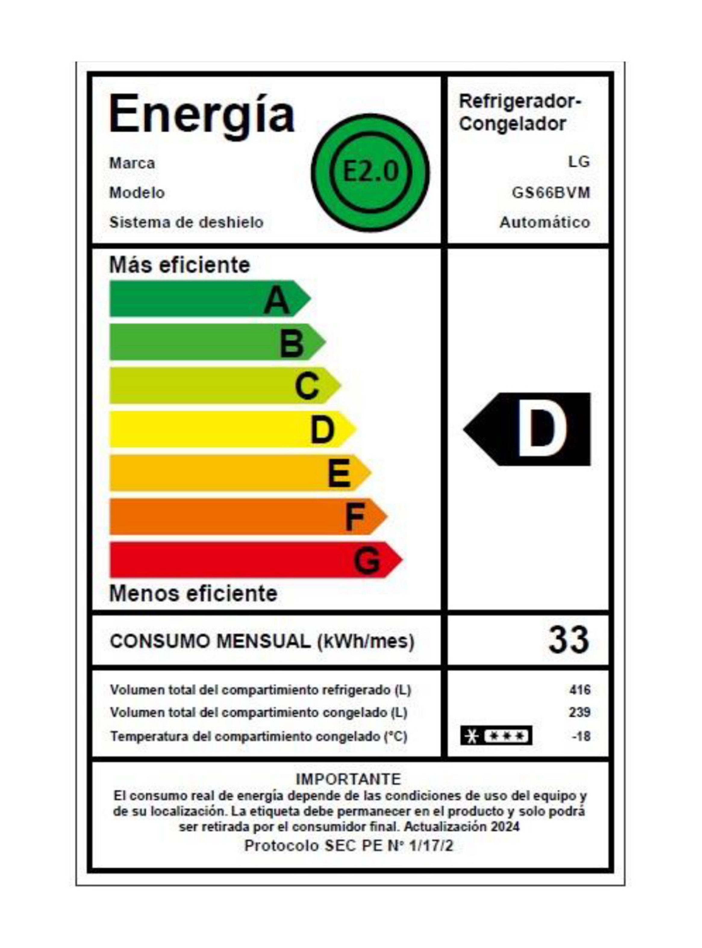 Refrigerador Side by Side No Frost 655 Litros GS66BVM Instaview-7