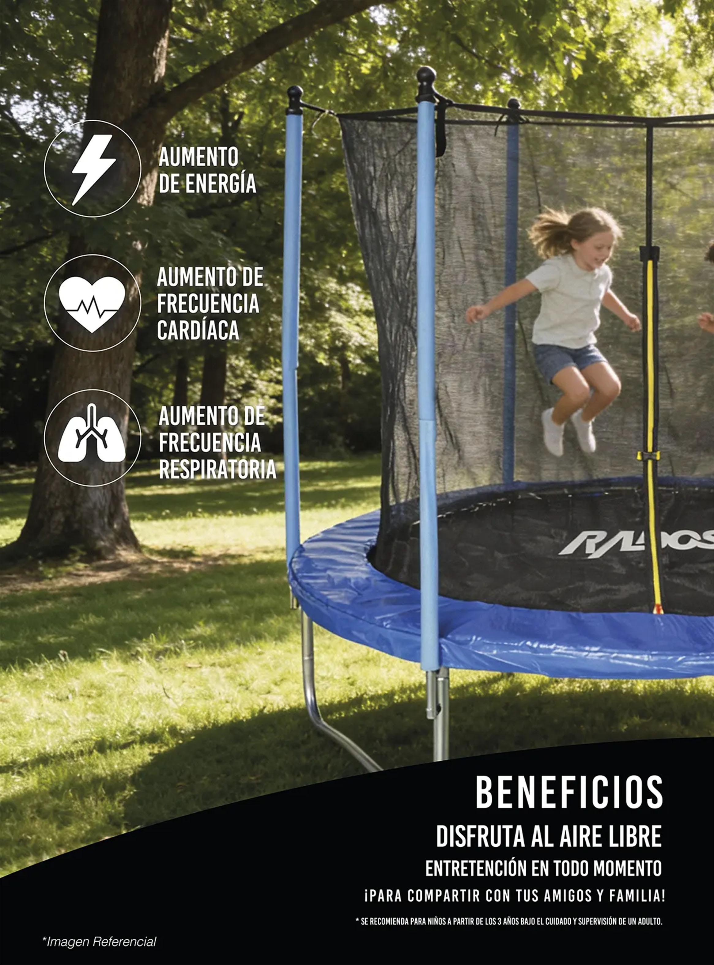 Cama Elástica 305 cm Azul-7