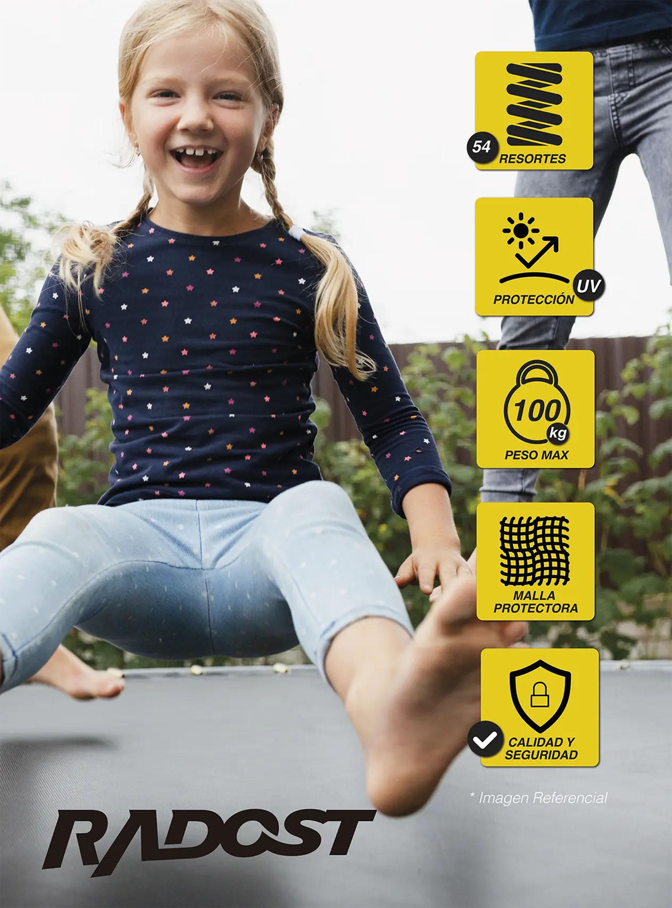 Cama Elástica 305 cm Azul-5