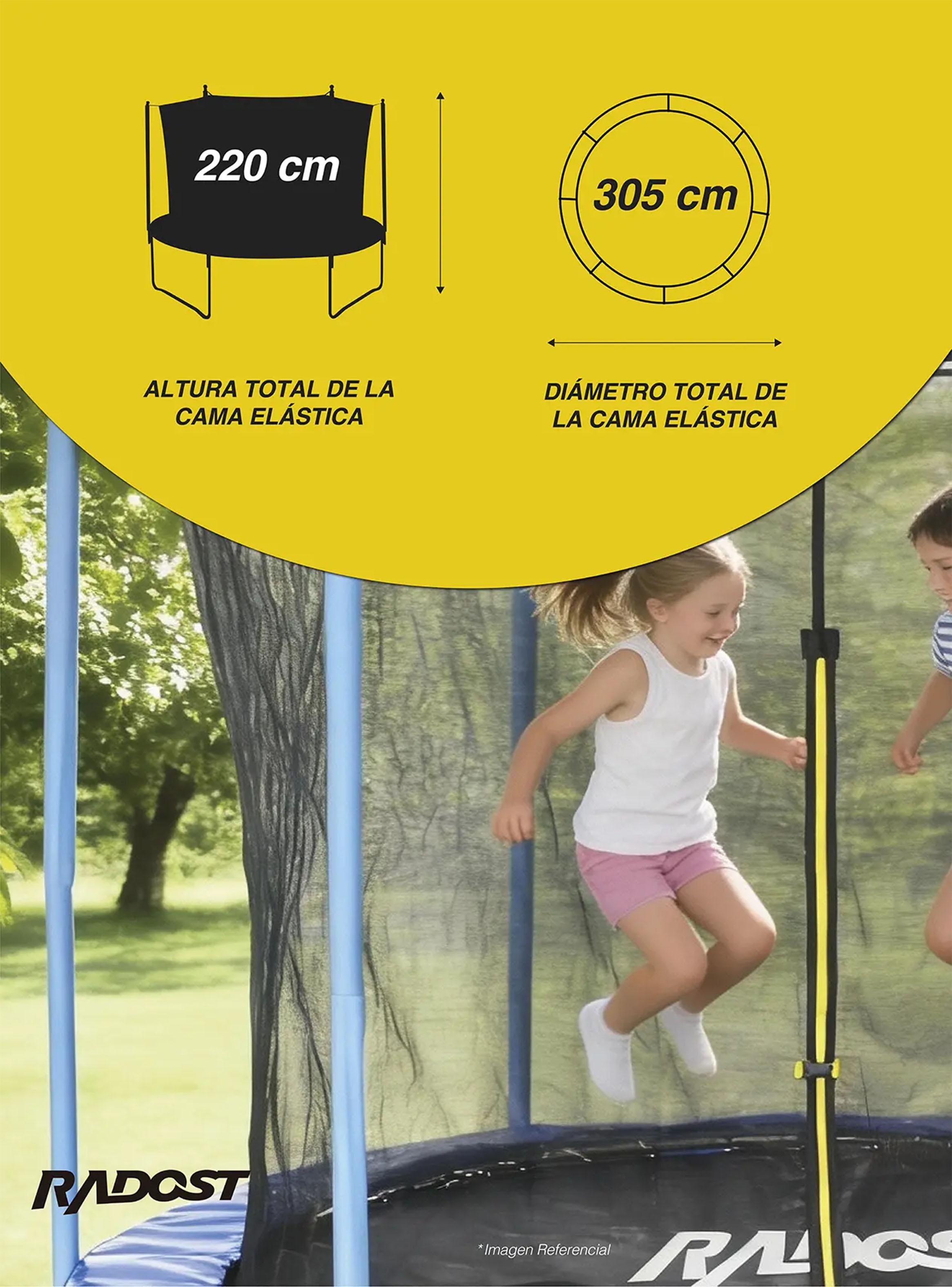 Cama Elástica 305 cm Azul-6