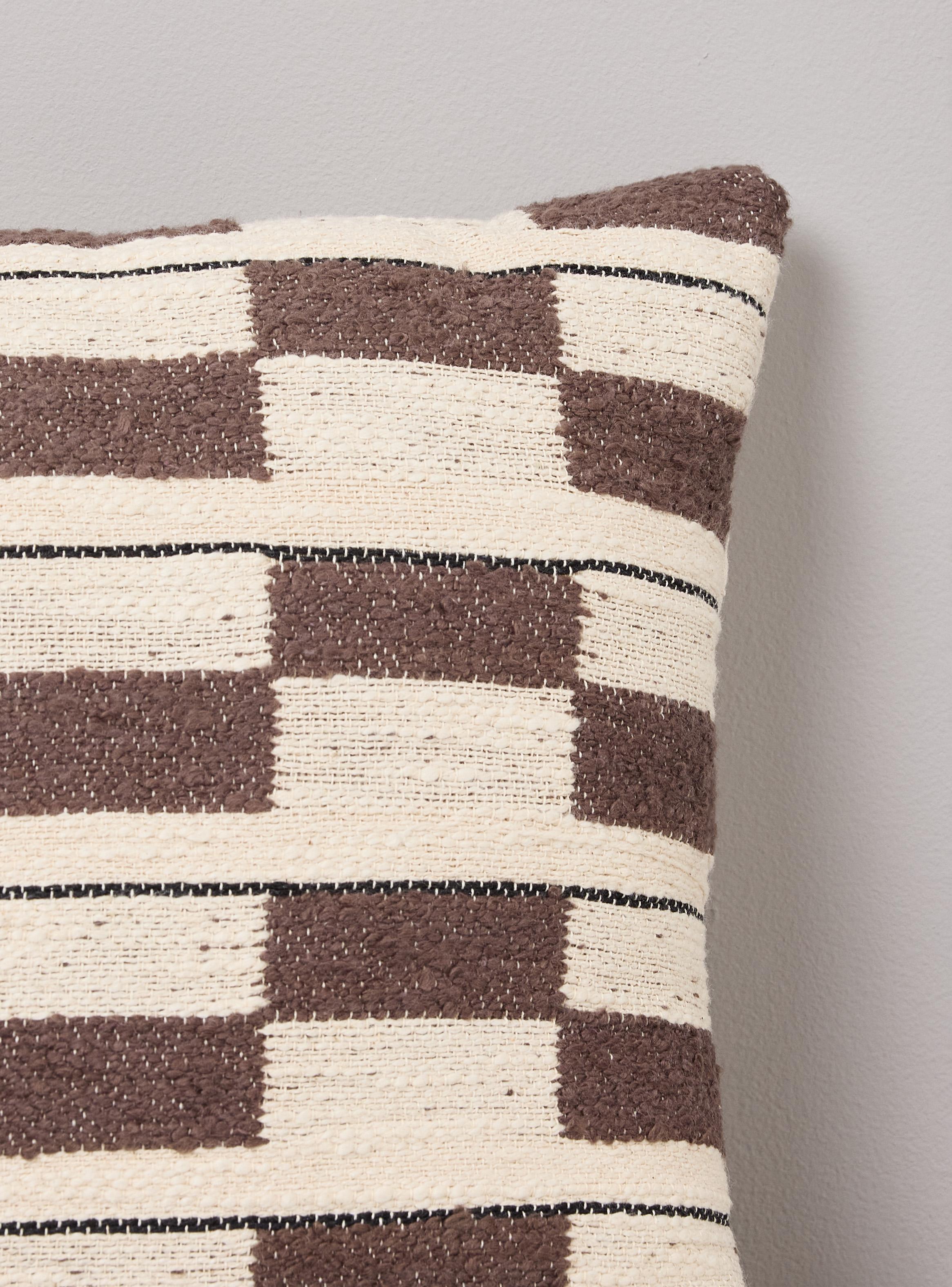 Cojín Tribal Cuadros 35x90 cm-2