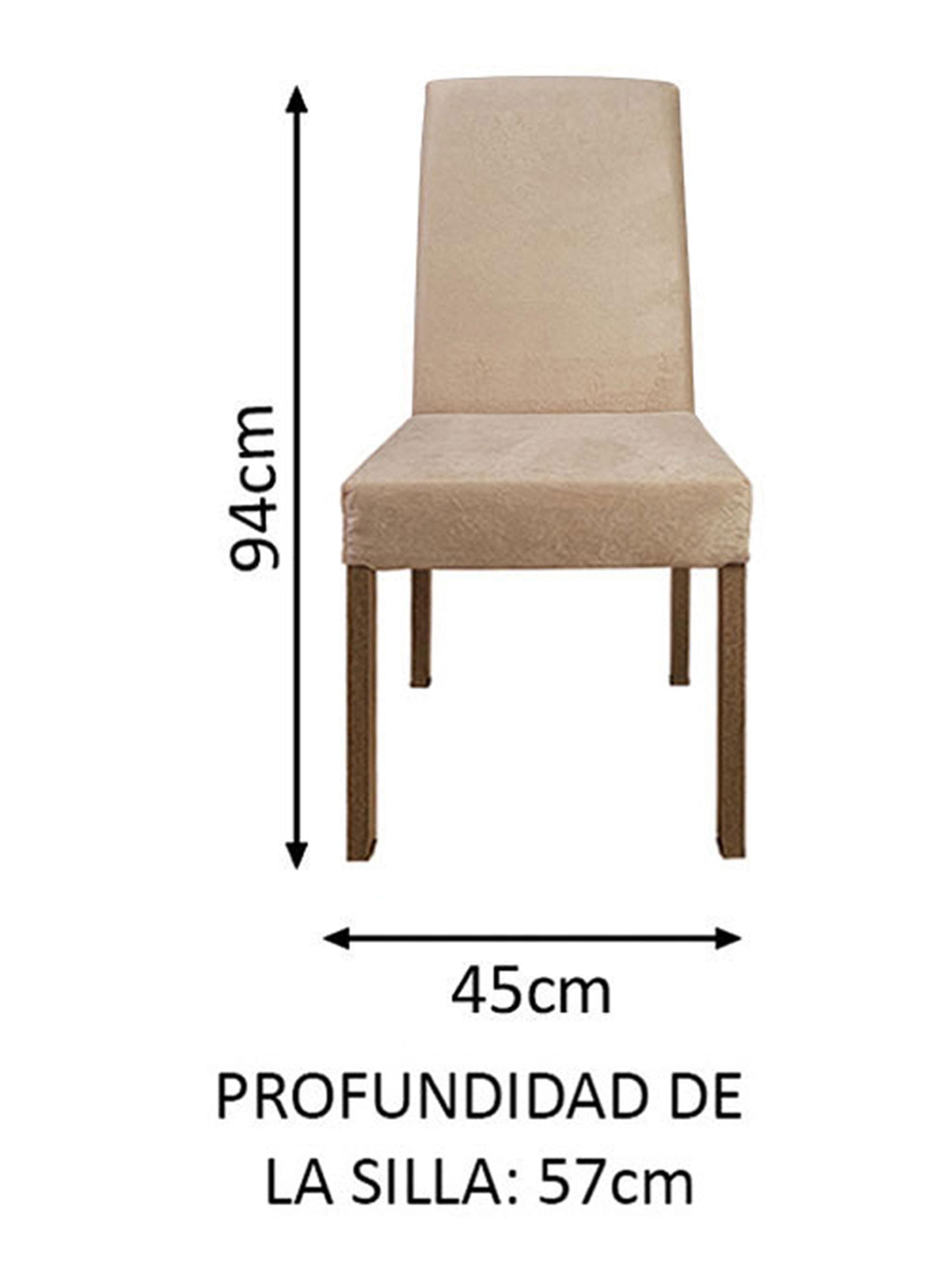 Juego de Comedor Linda 4 Sillas-2