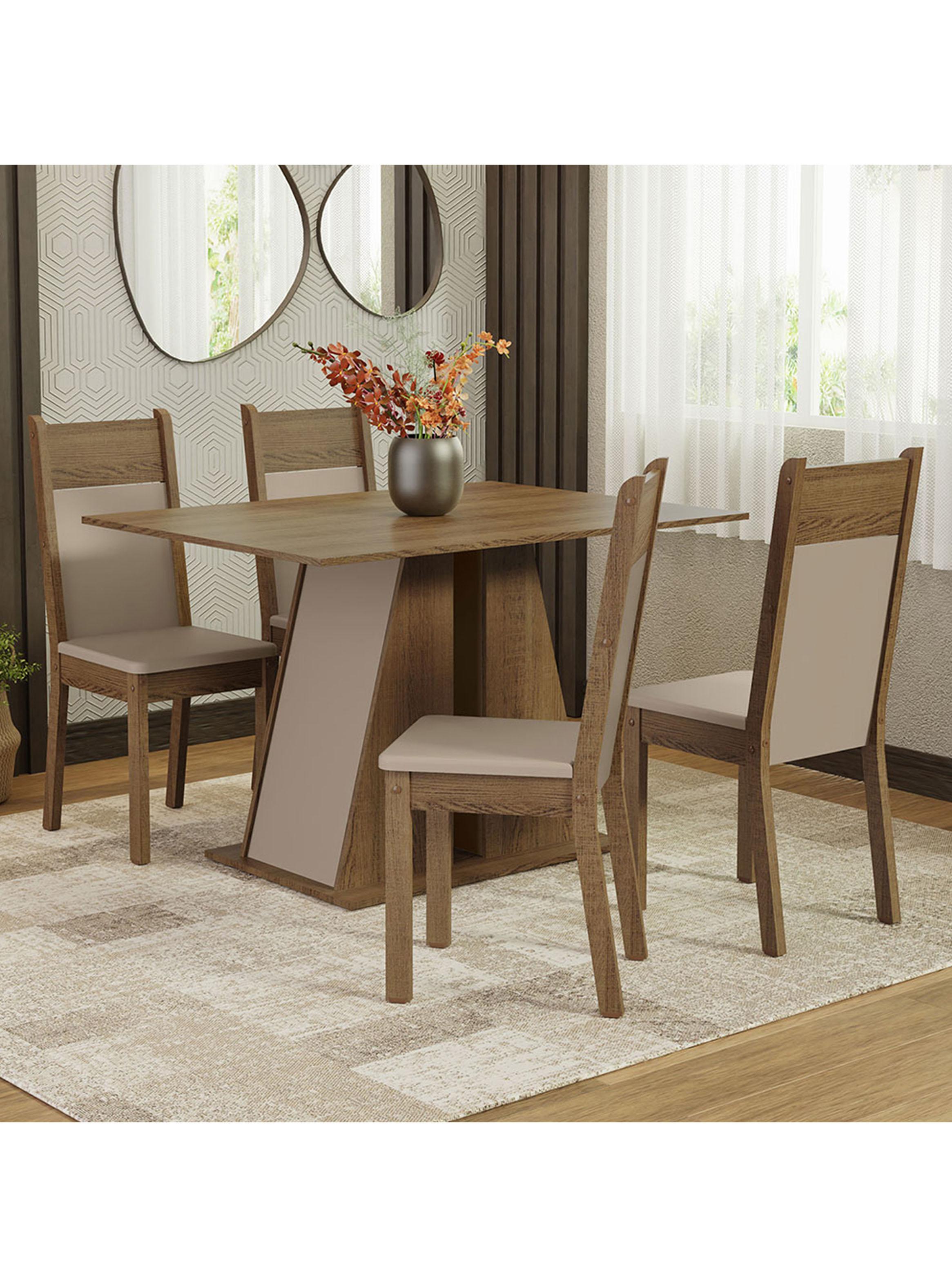 Juego de Comedor Angela Morello 4 Sillas-4