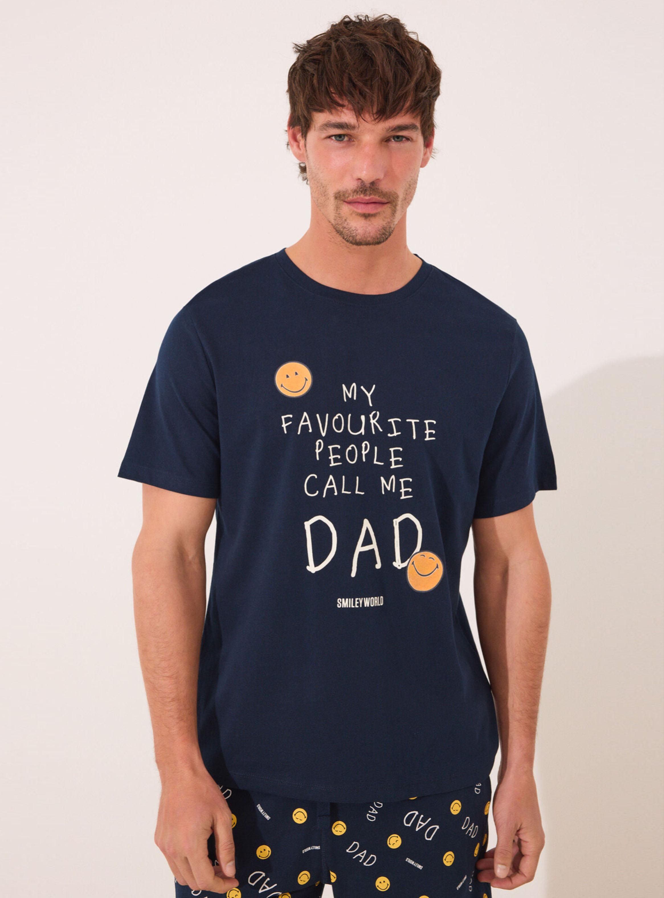 Pijama Corto Algodón Dad-2