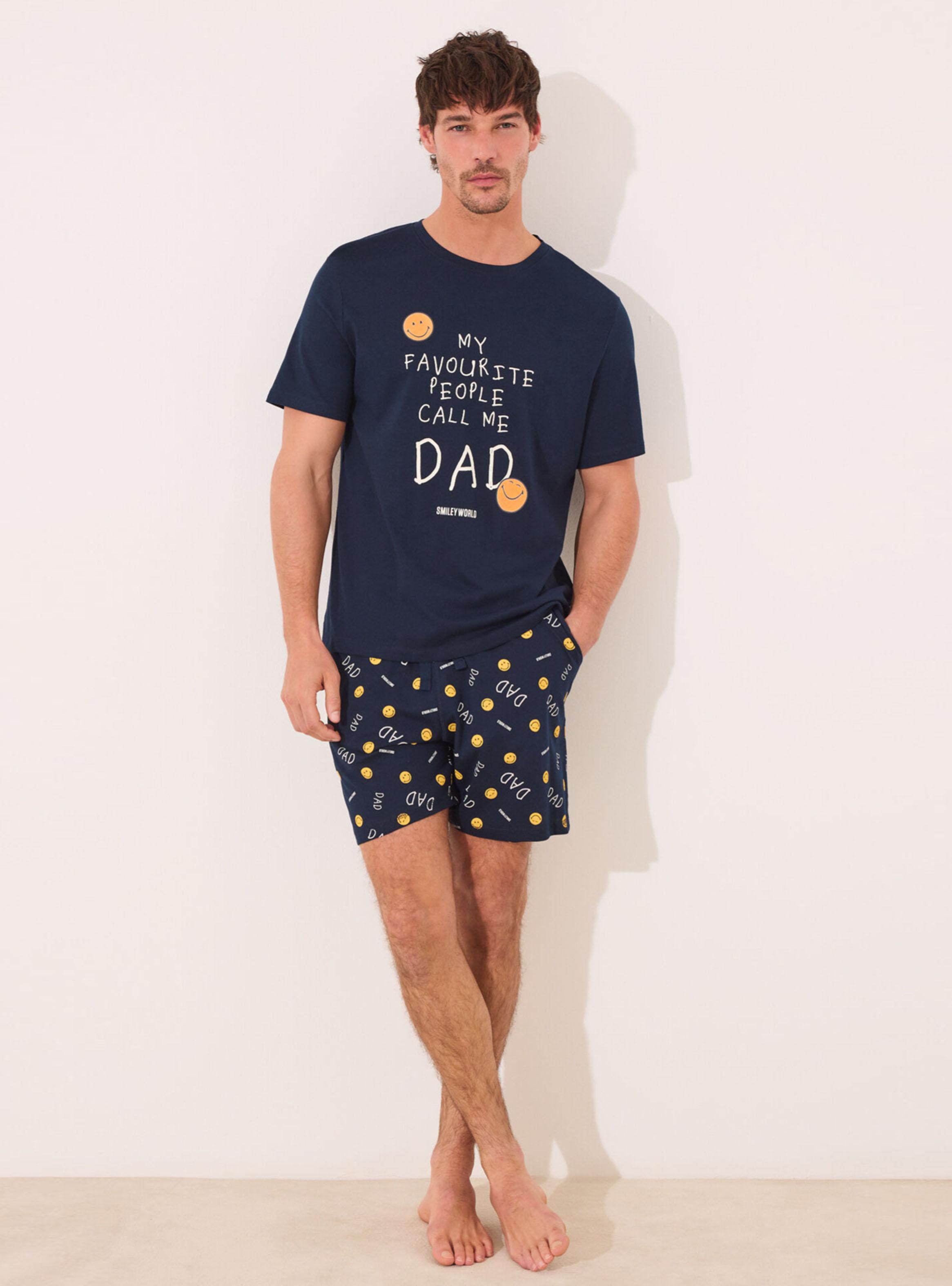 Pijama Corto Algodón Dad-5