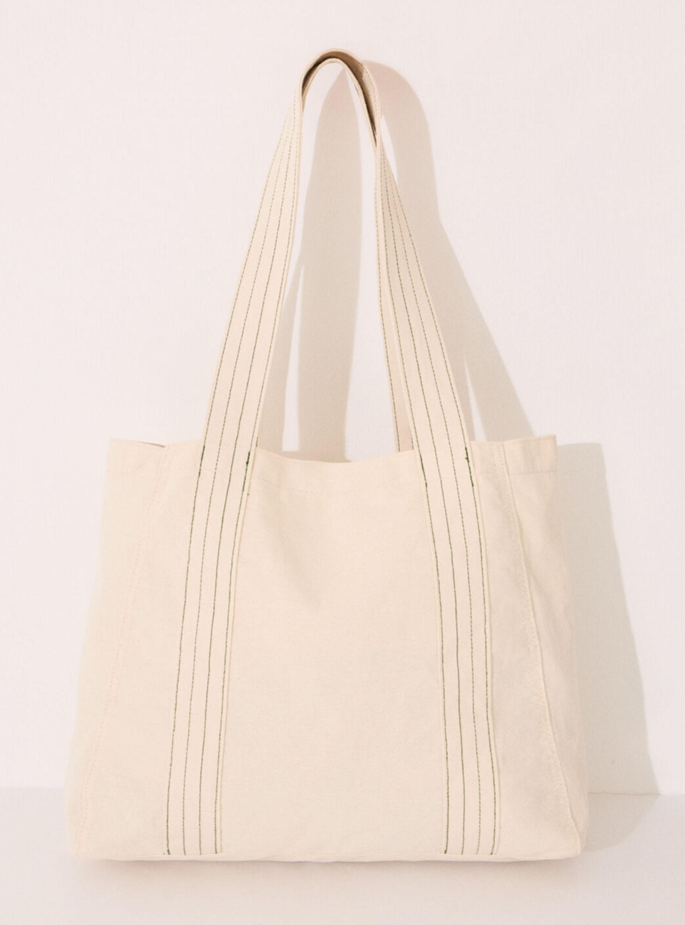 Bolso Shoper Algodón Print Vegetales-1