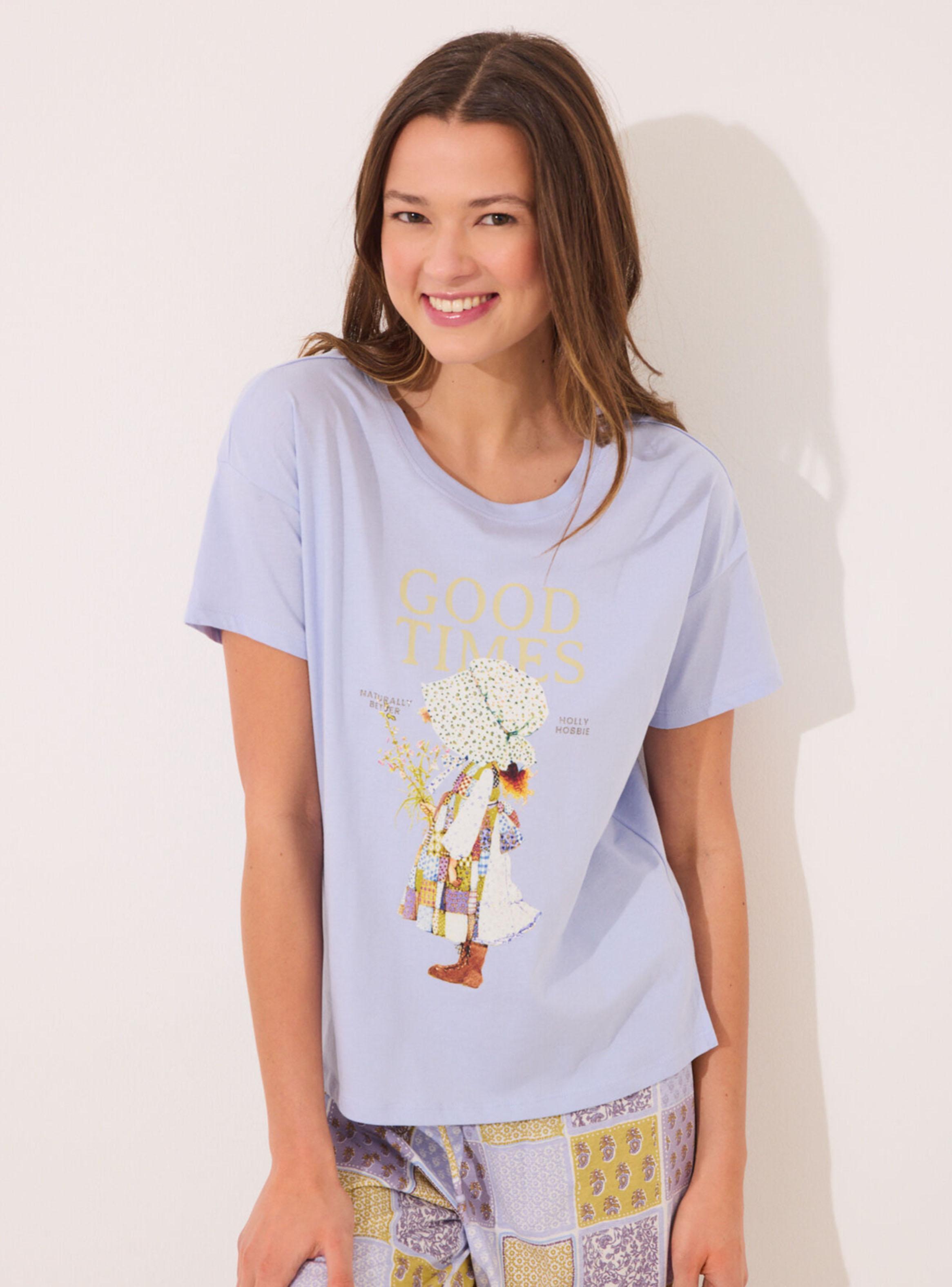 Pijama Capri Algodón Print Holly Hobbie-2