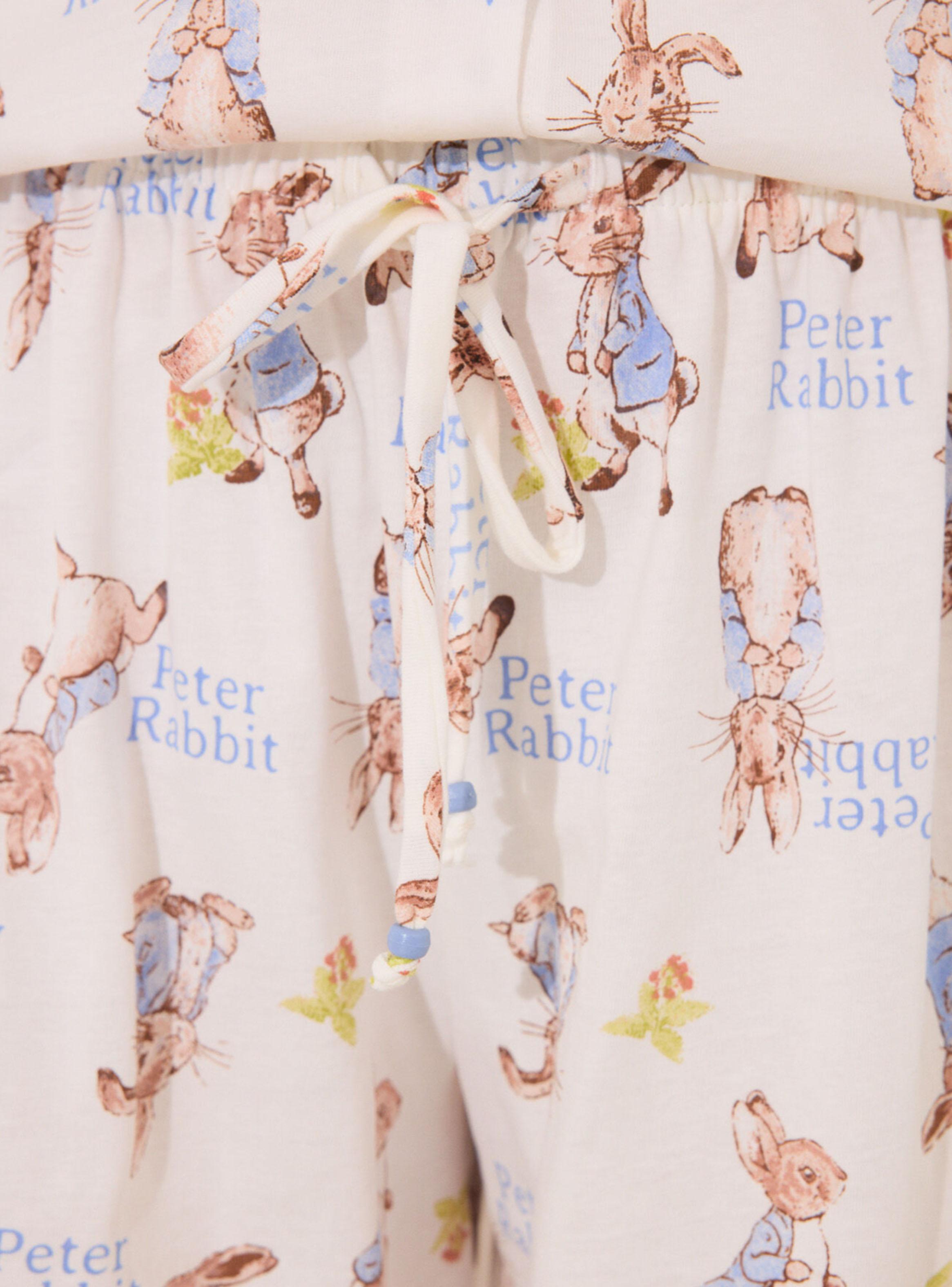 Pijama Camisero Corto Algodón Peter Rabbit-5