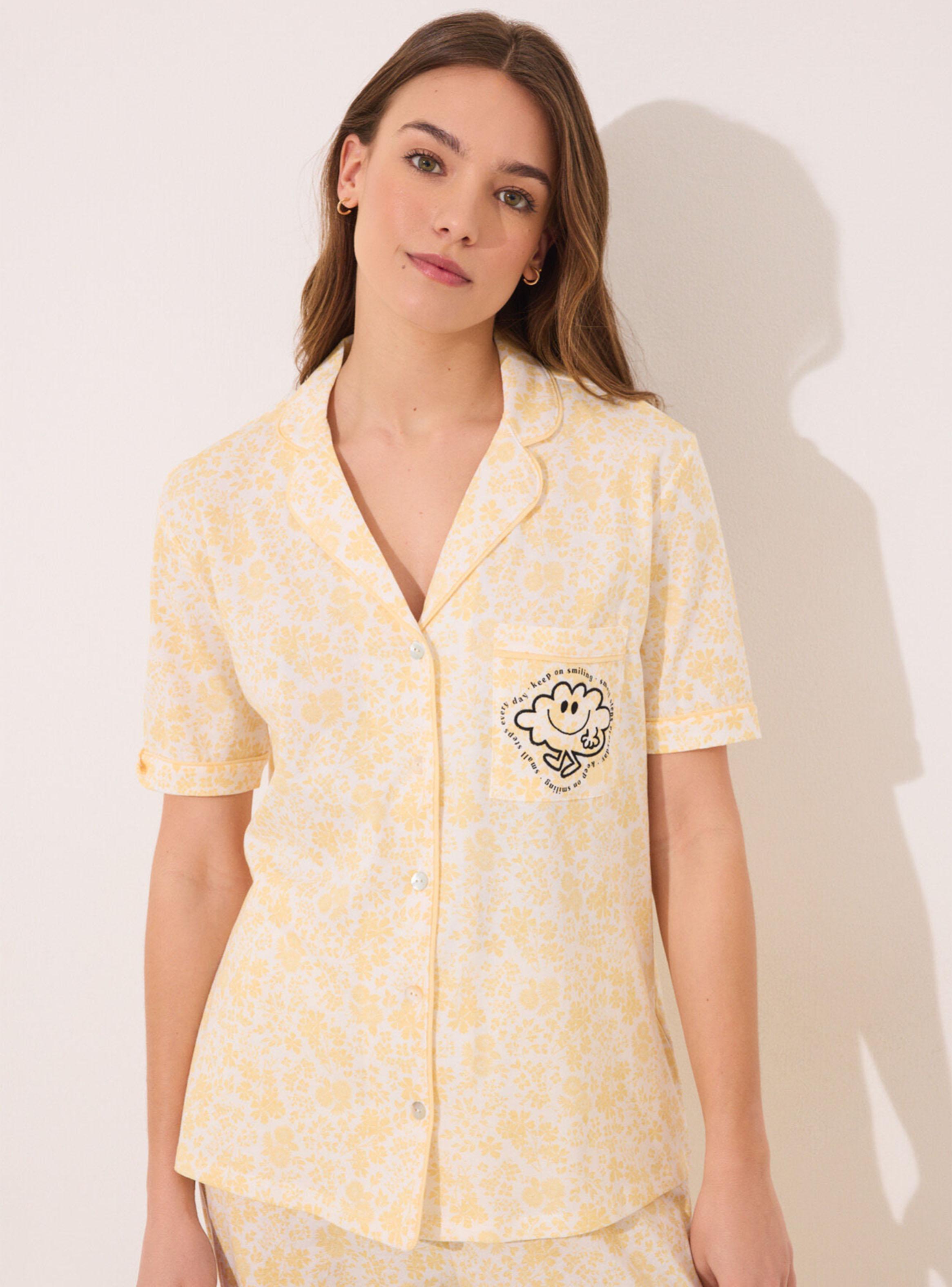 Pijama Camisero Algodón Flores Little Miss Mr. Men-2