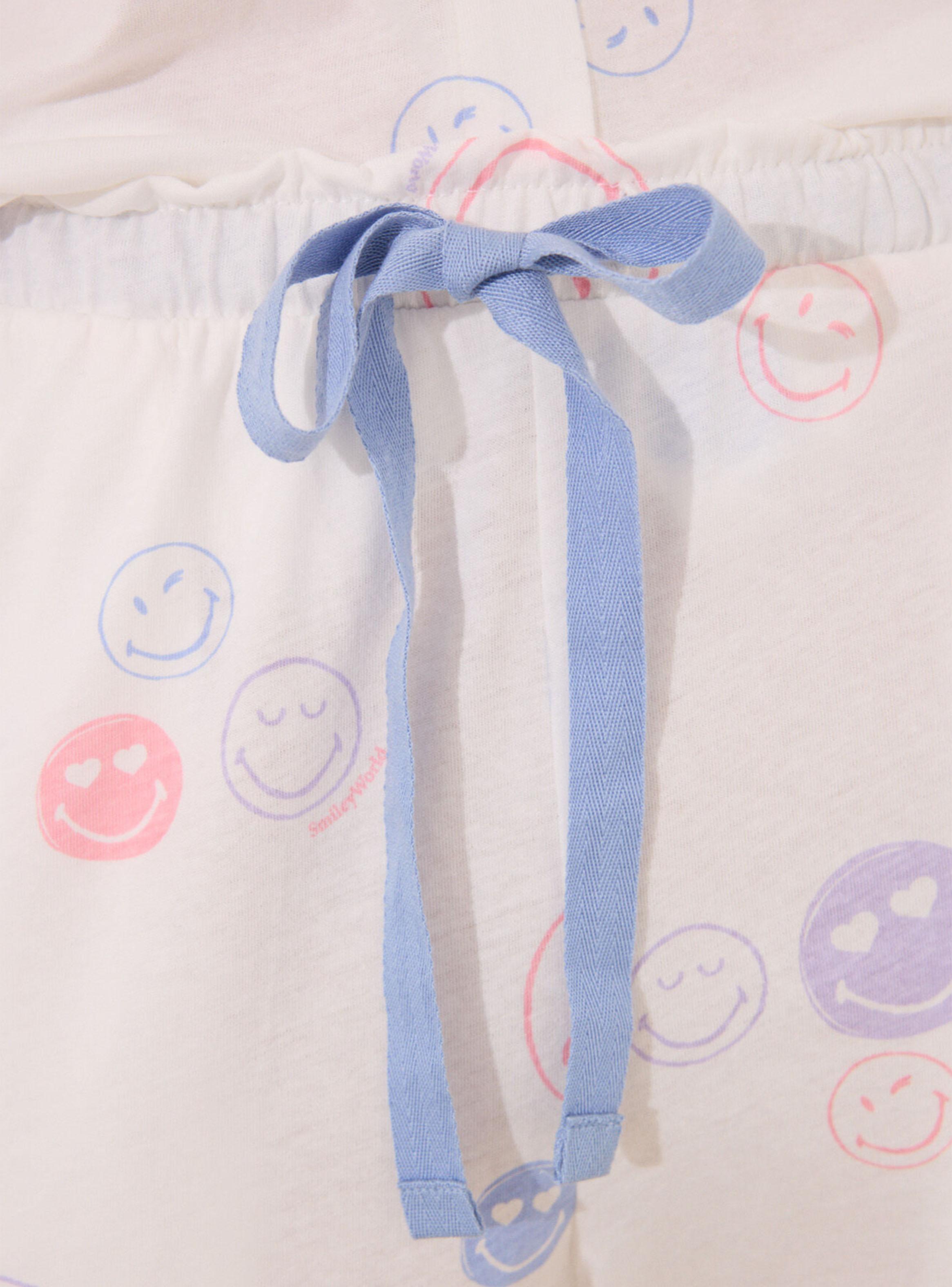 Pijama Camisero Algodón Smiley-4
