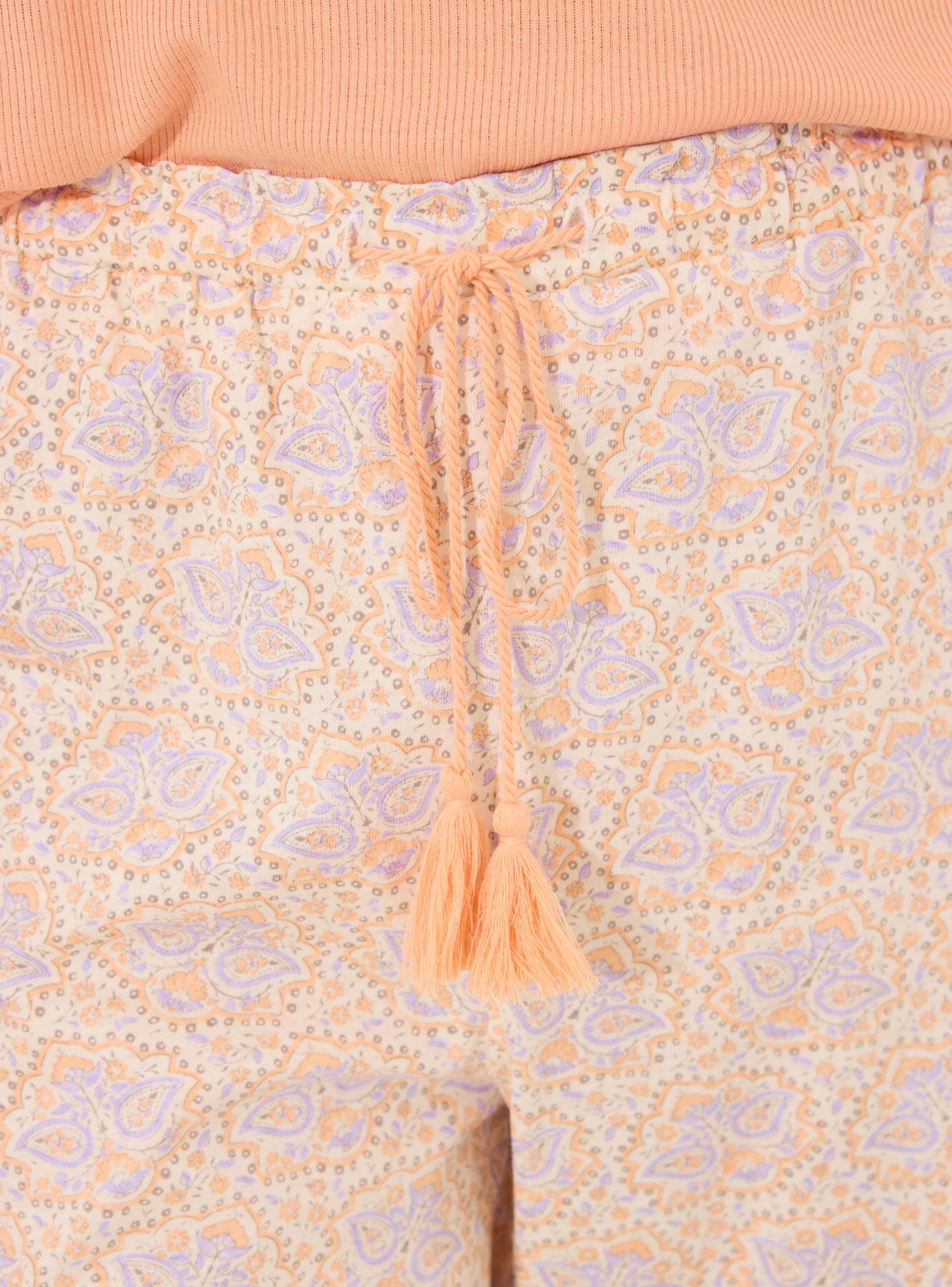 Pijama Largo Snoopy Naranja-4
