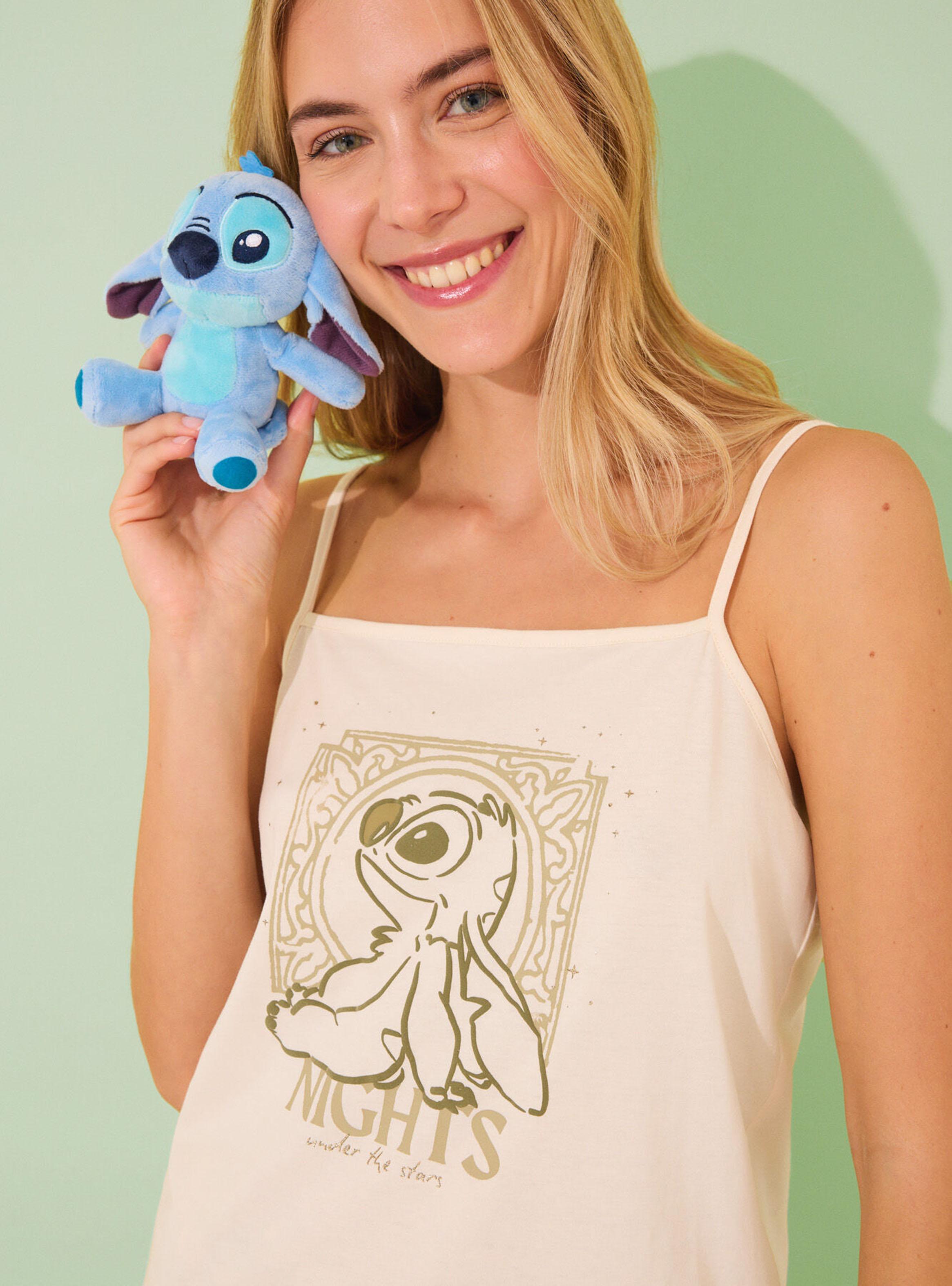 Pijama Corto Tirantes Lilo & Stitch Algodón-2