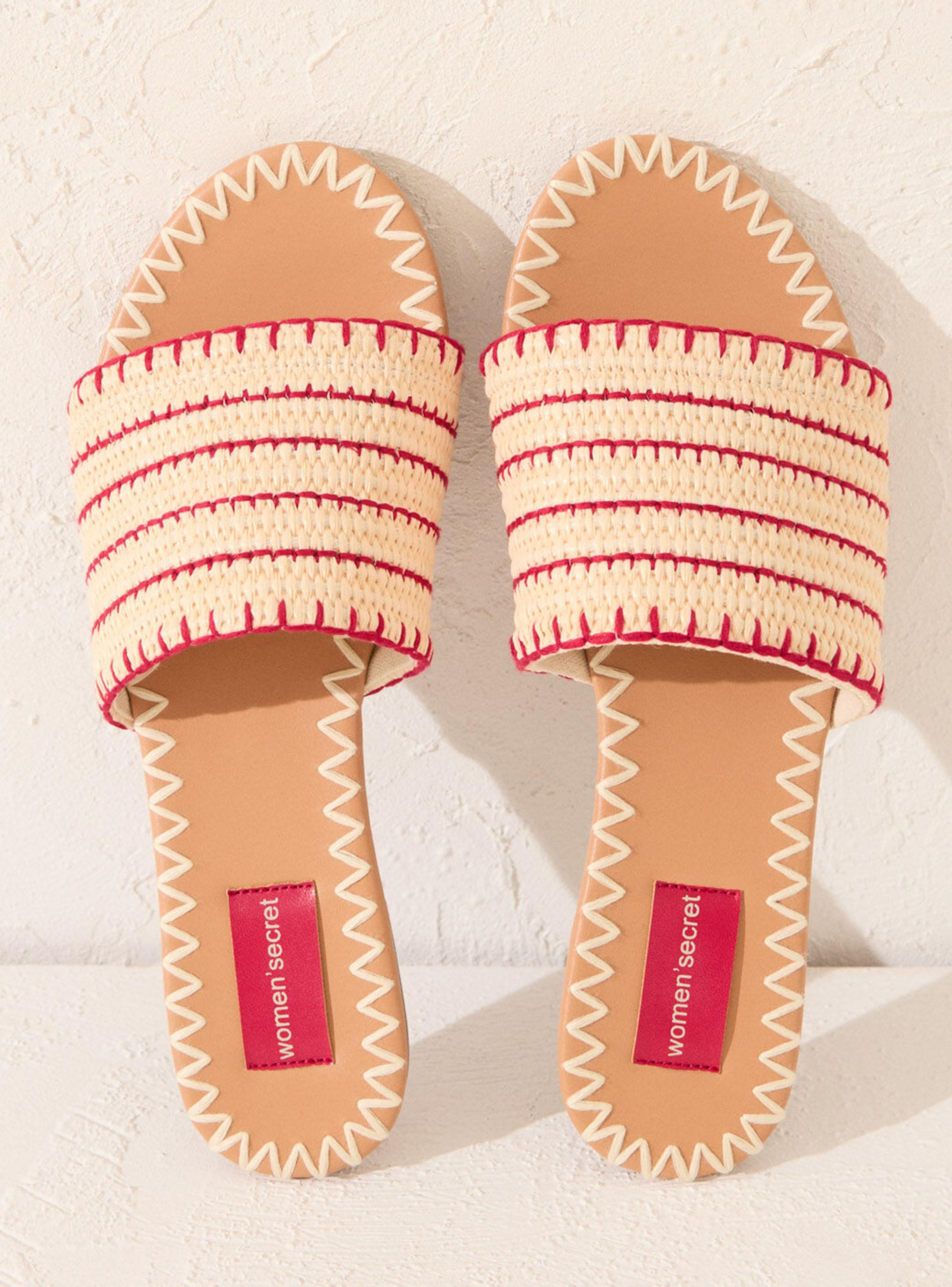 Sandalias Planas Pala Rafia-3