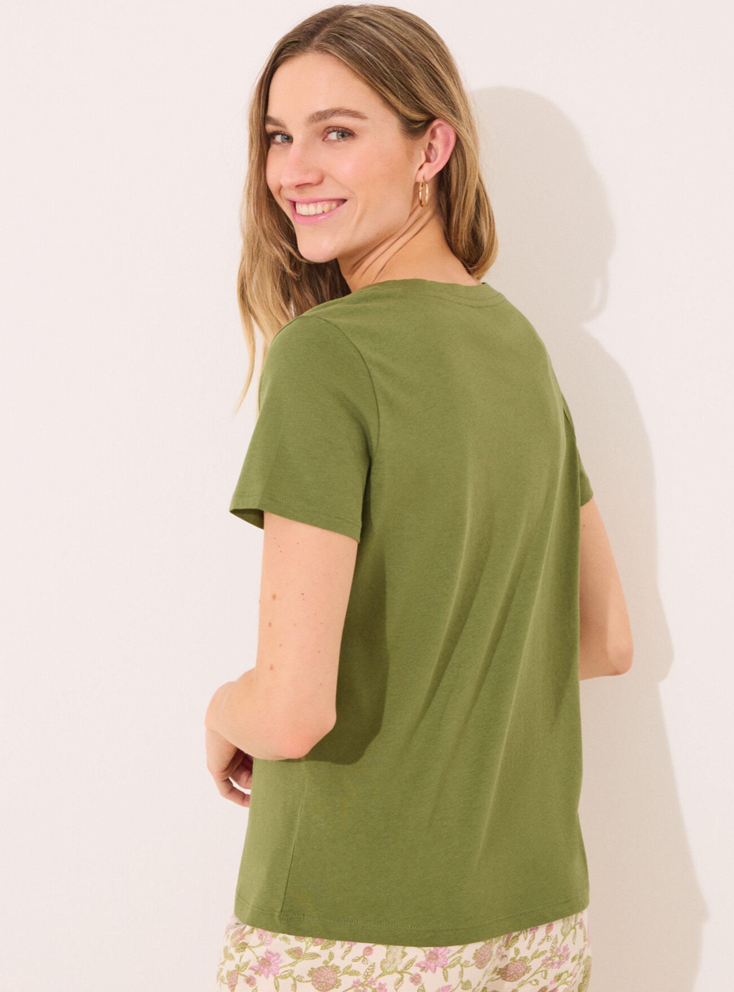 Polera Lisa Manga Corta Algodón-1