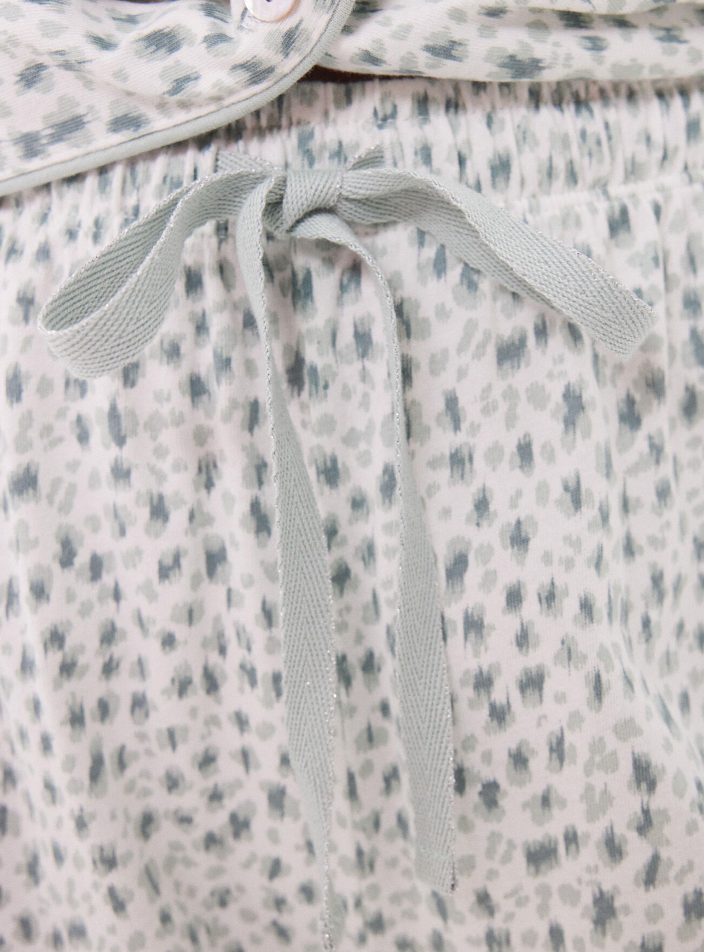 Pijama Camisero Largo Algodón Animal Print-4