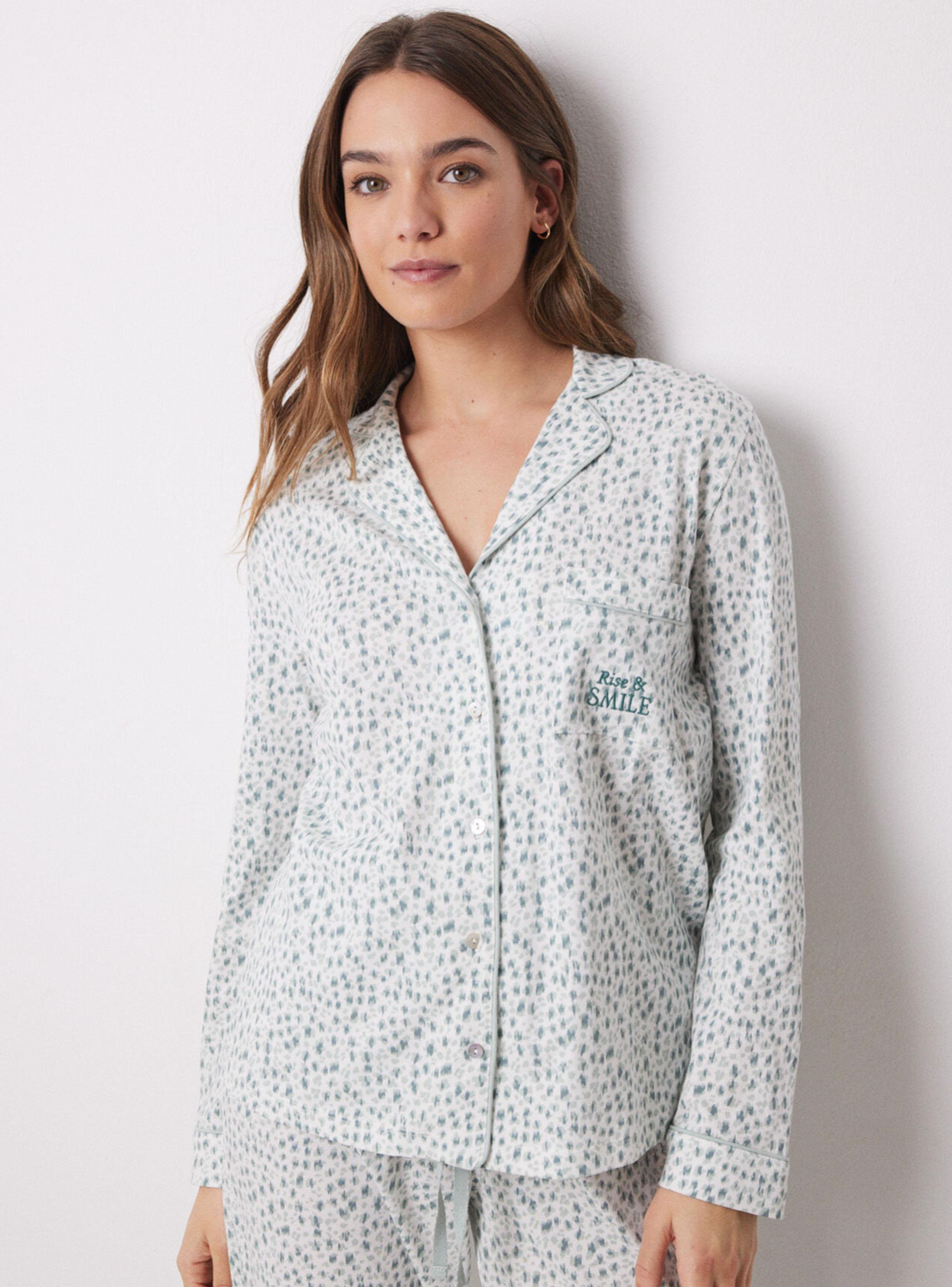 Pijama Camisero Largo Algodón Animal Print-2