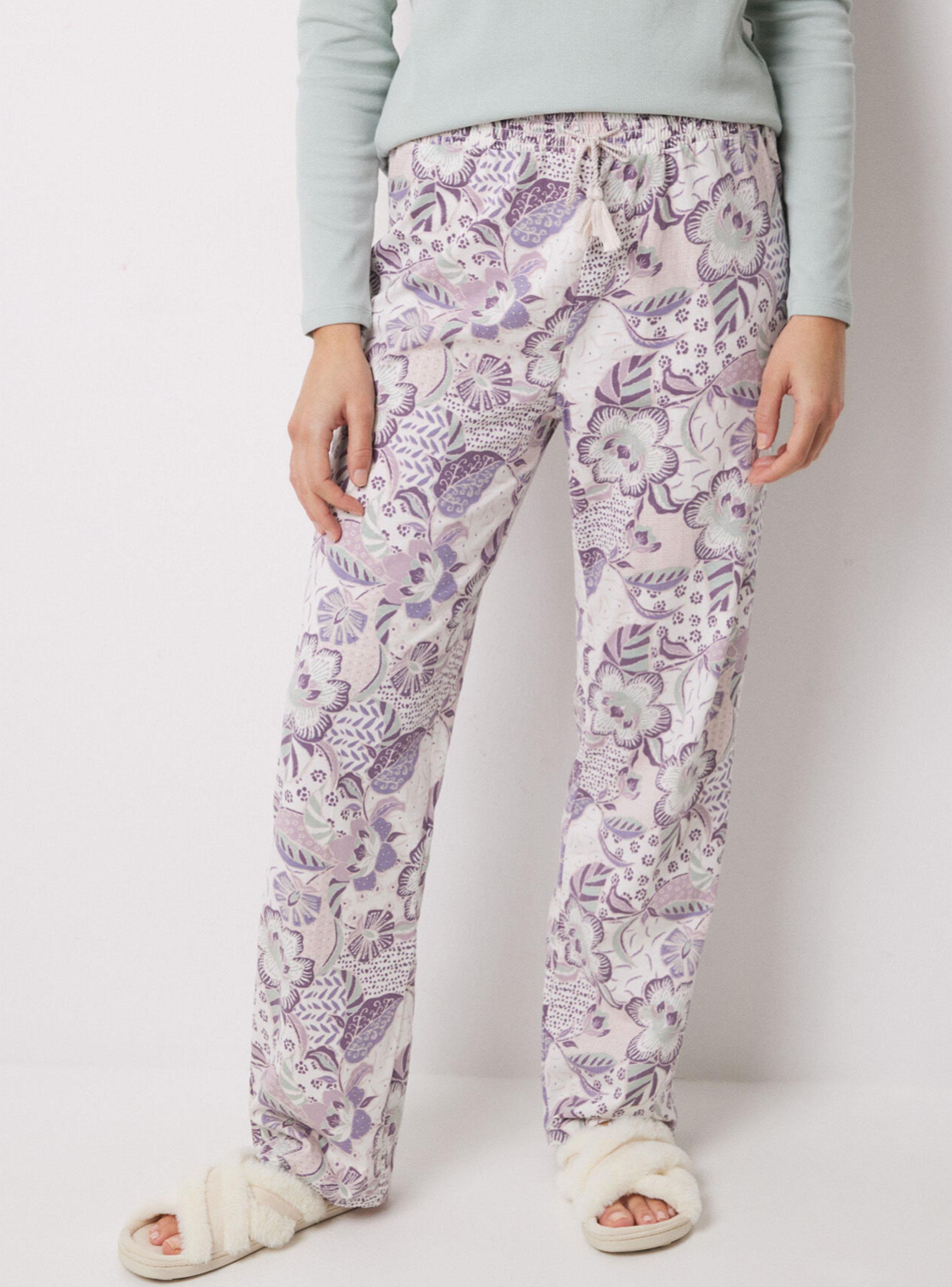 Pantalón Largo Algodón Flores-2