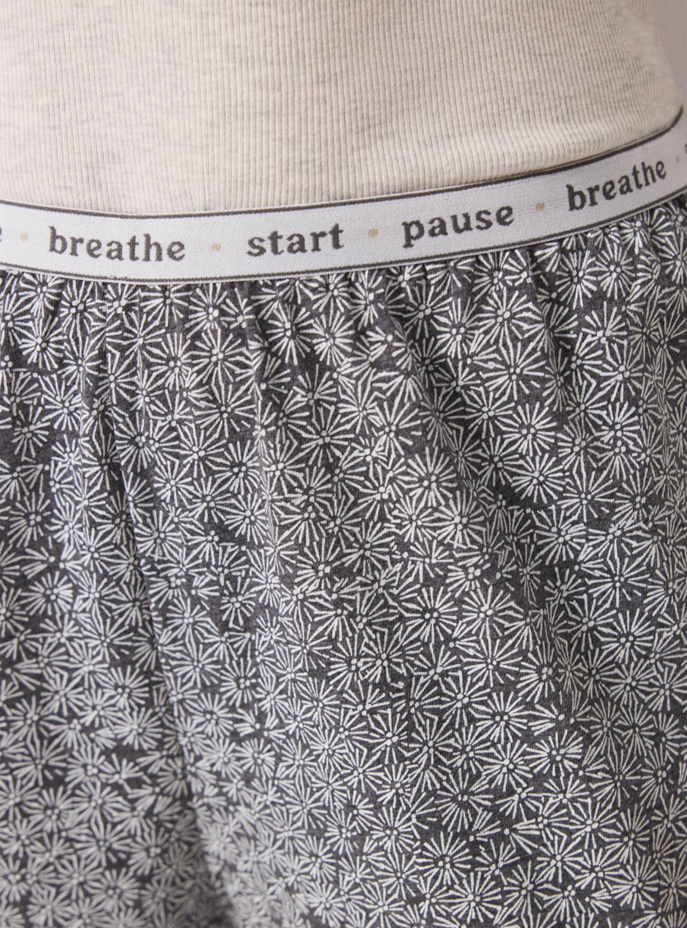 Pantalón Largo Estampado Flores-3