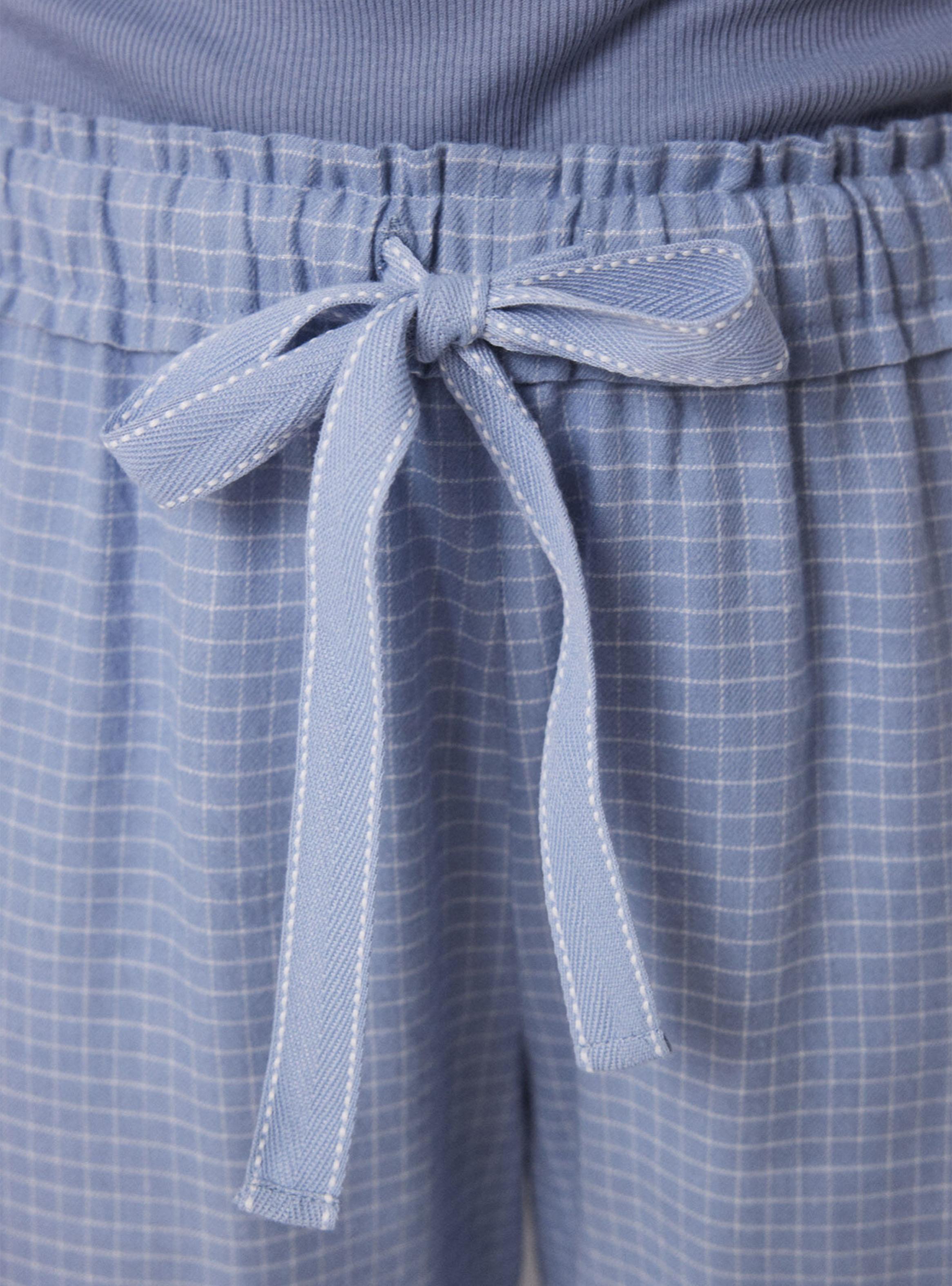 Pantalón Largo Cargo Estampado Cuadros-4