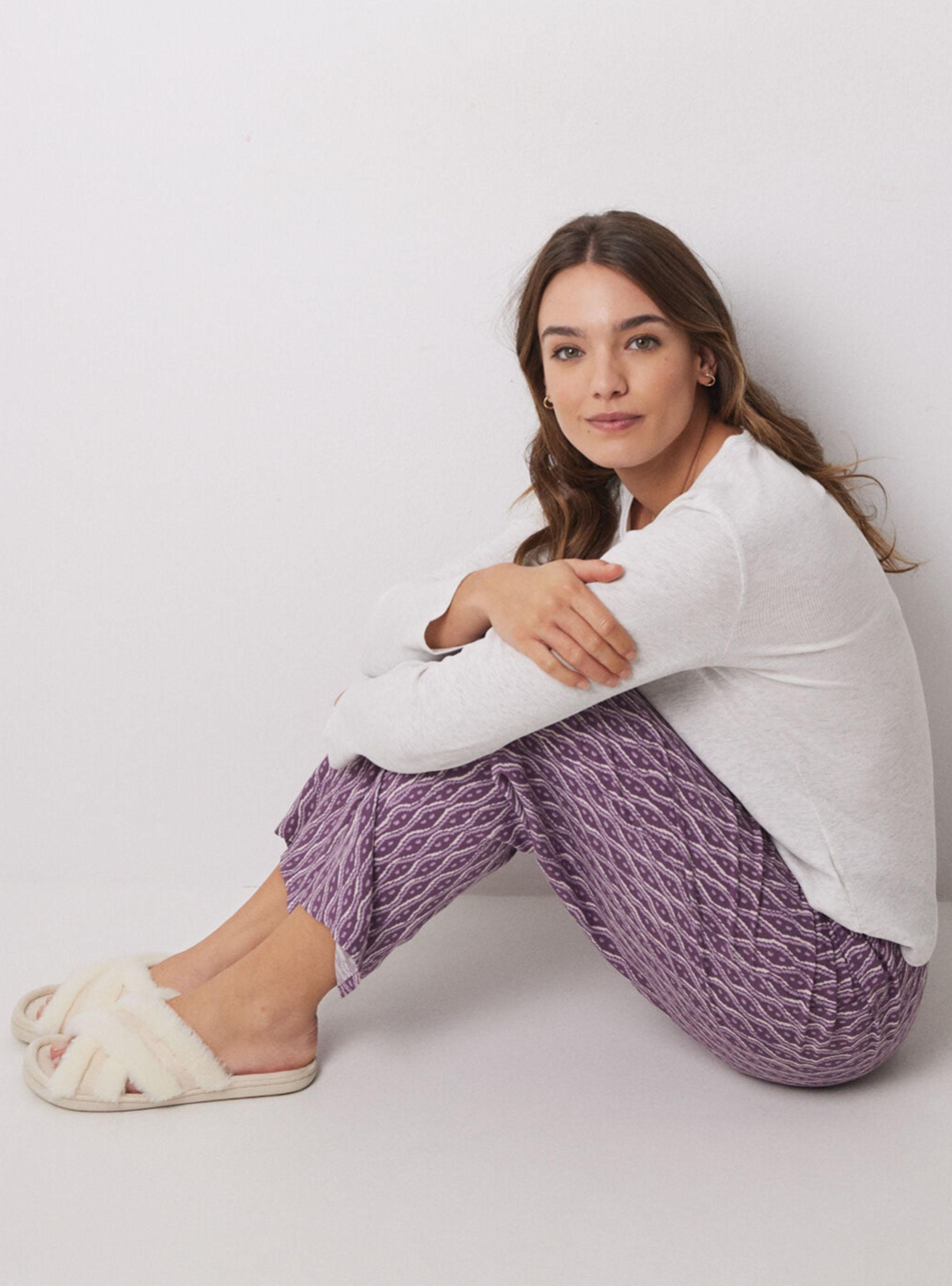 Pantalón Carrot Viscosa Estampado Ikat-4