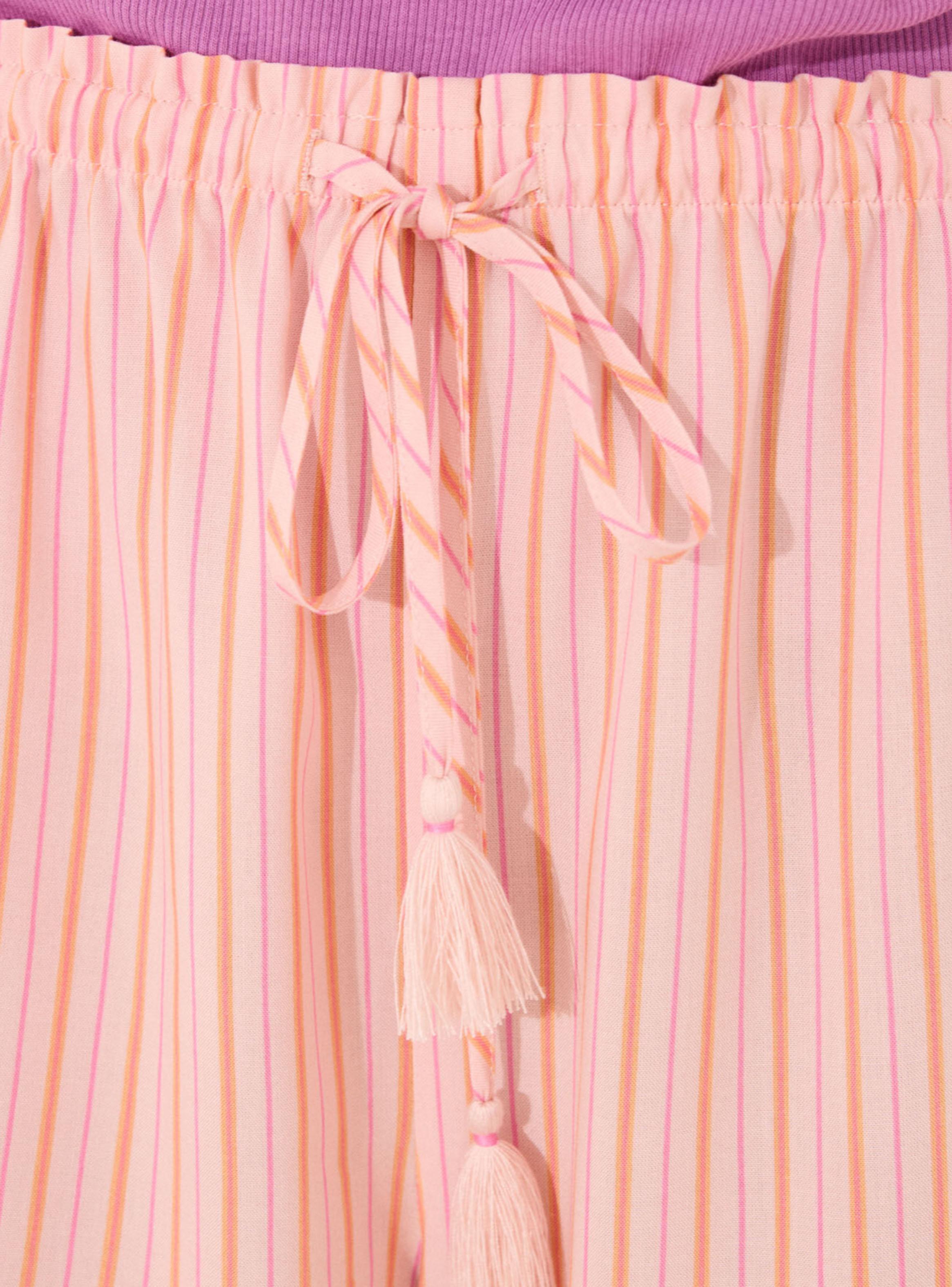 Pantalón Largo Viscosa Estampado Rayas-2