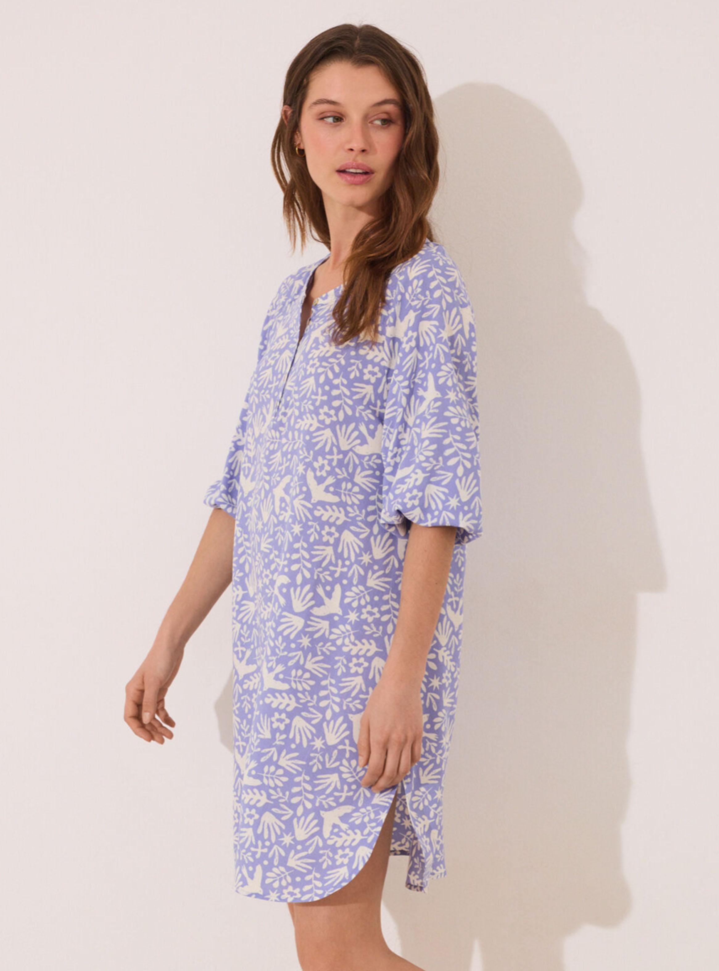 Camisola Viscosa Lila Estampado-2