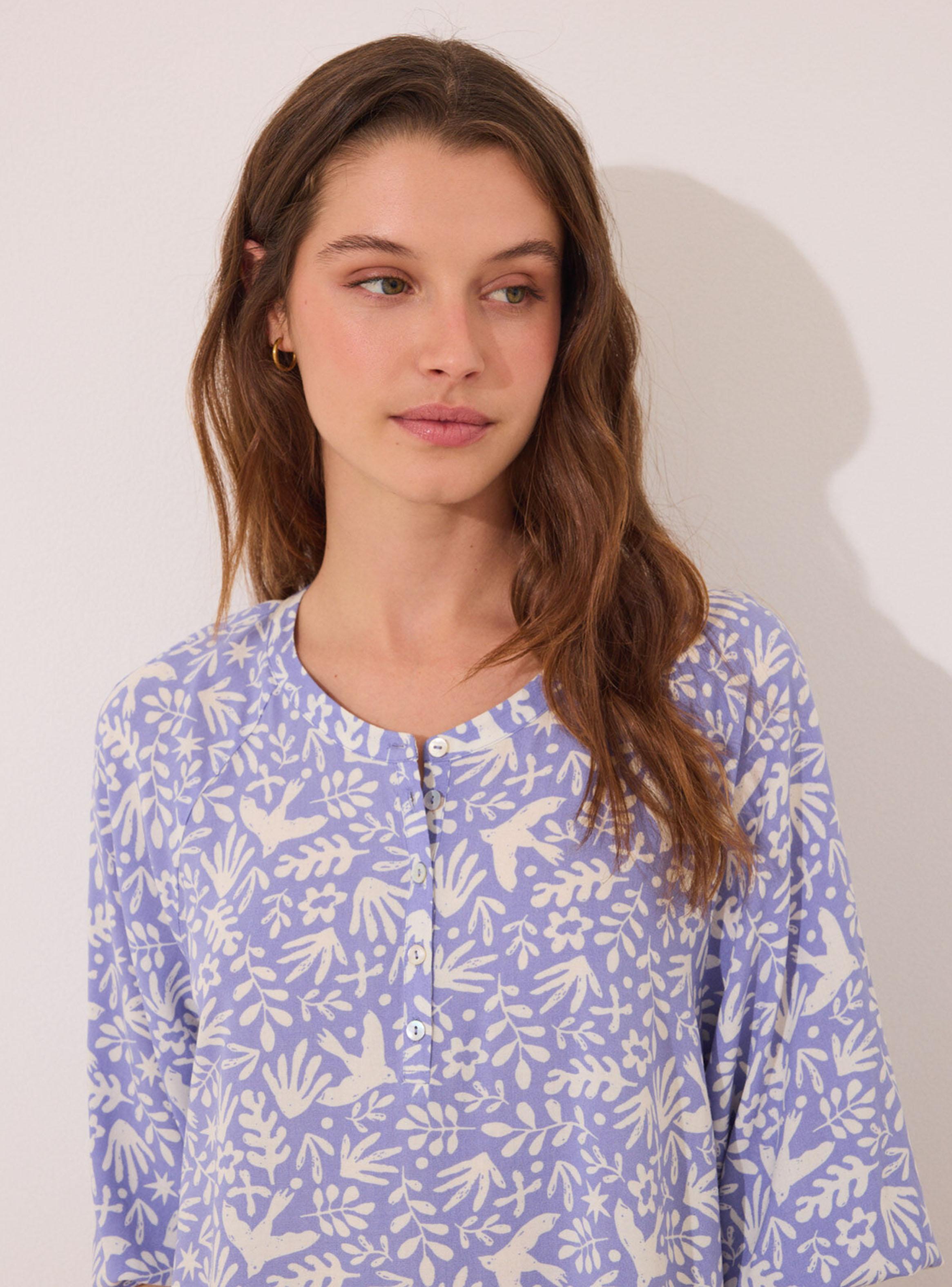Camisola Viscosa Lila Estampado-3