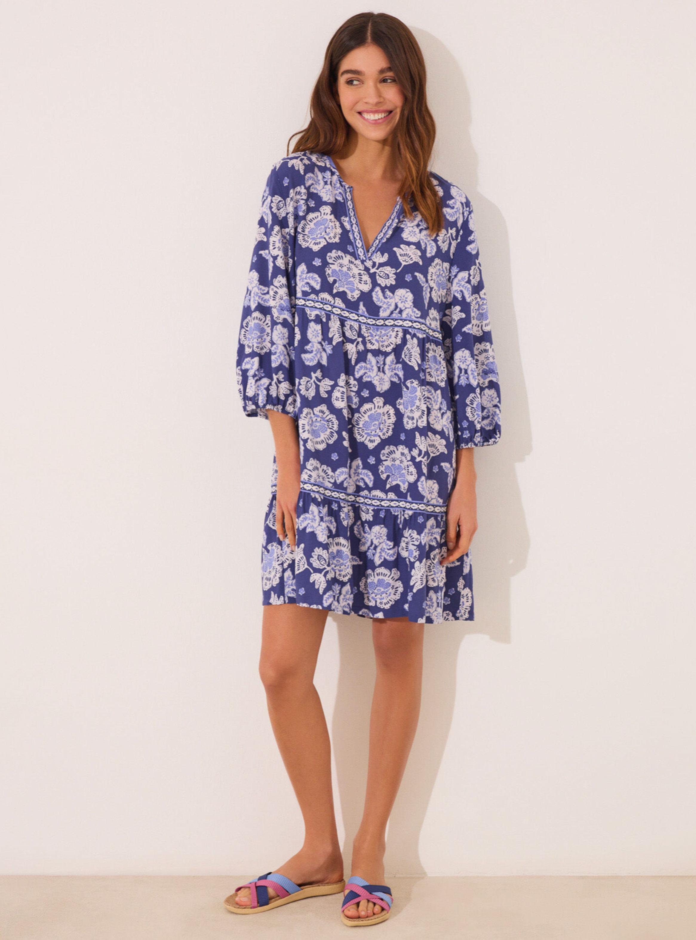 Camisola Midi Print Flores-4