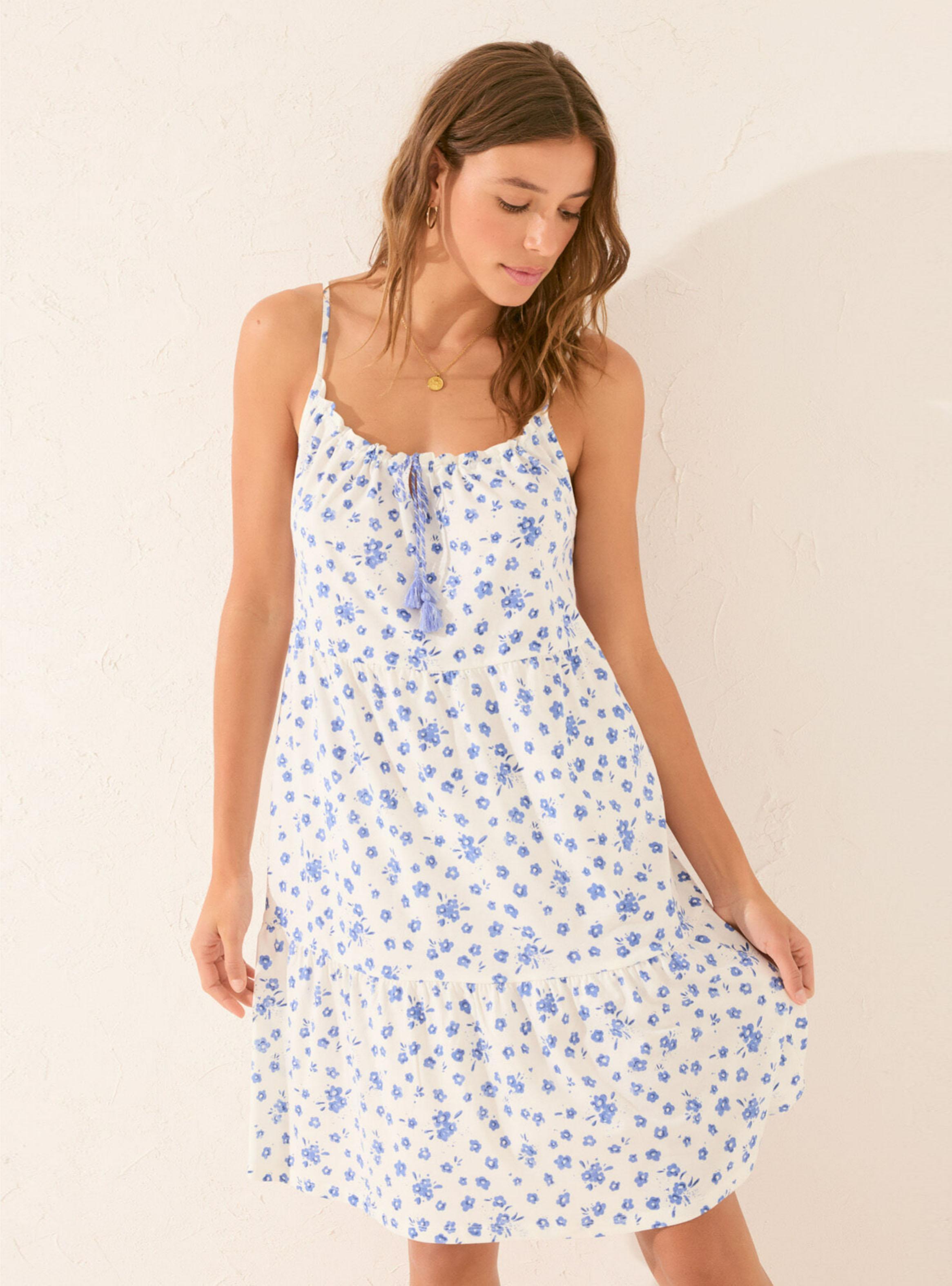Camisa de Dormir Midi Flores-2