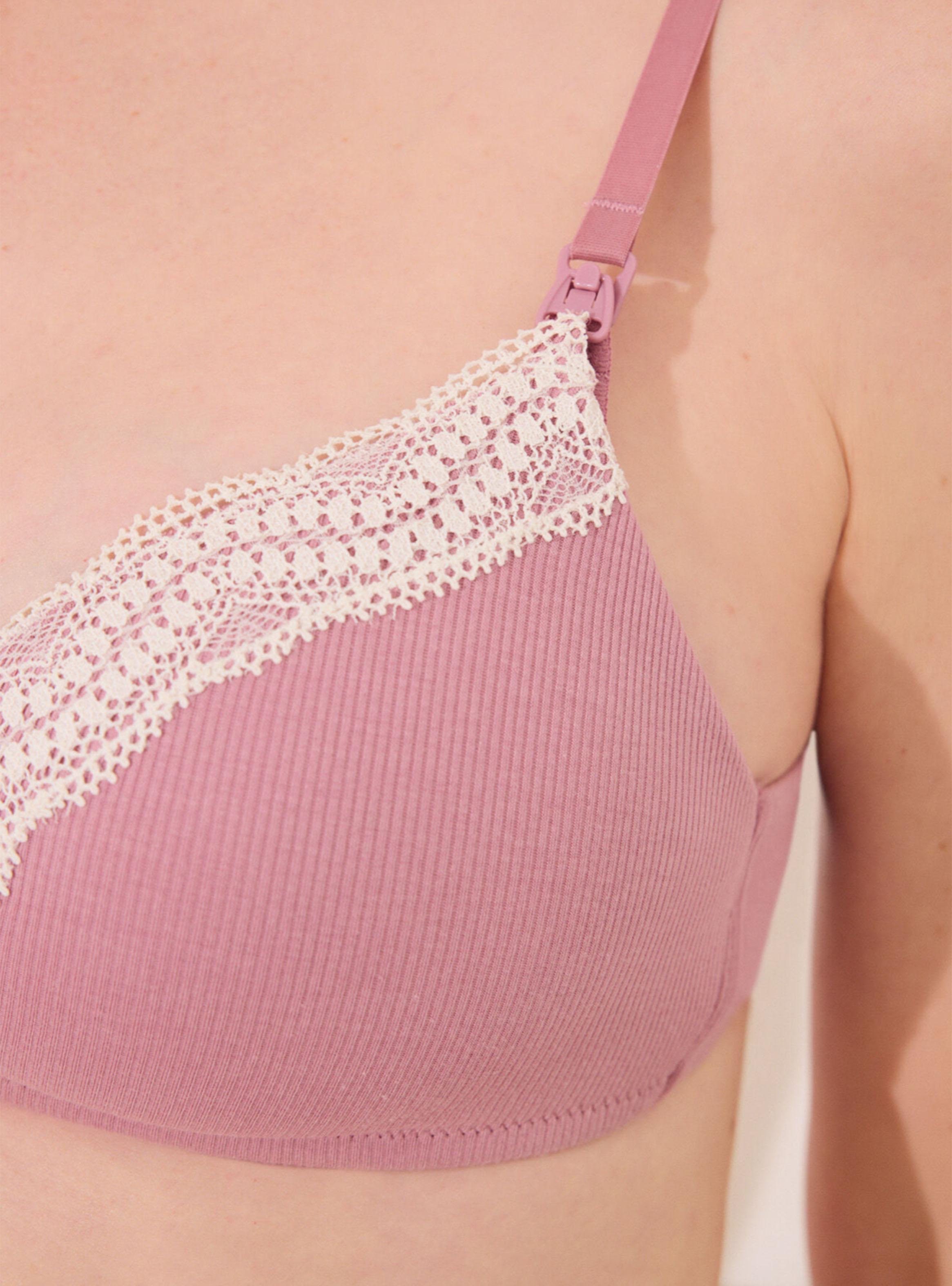 Sostén Charming Maternity Canalé Rosa 01-2