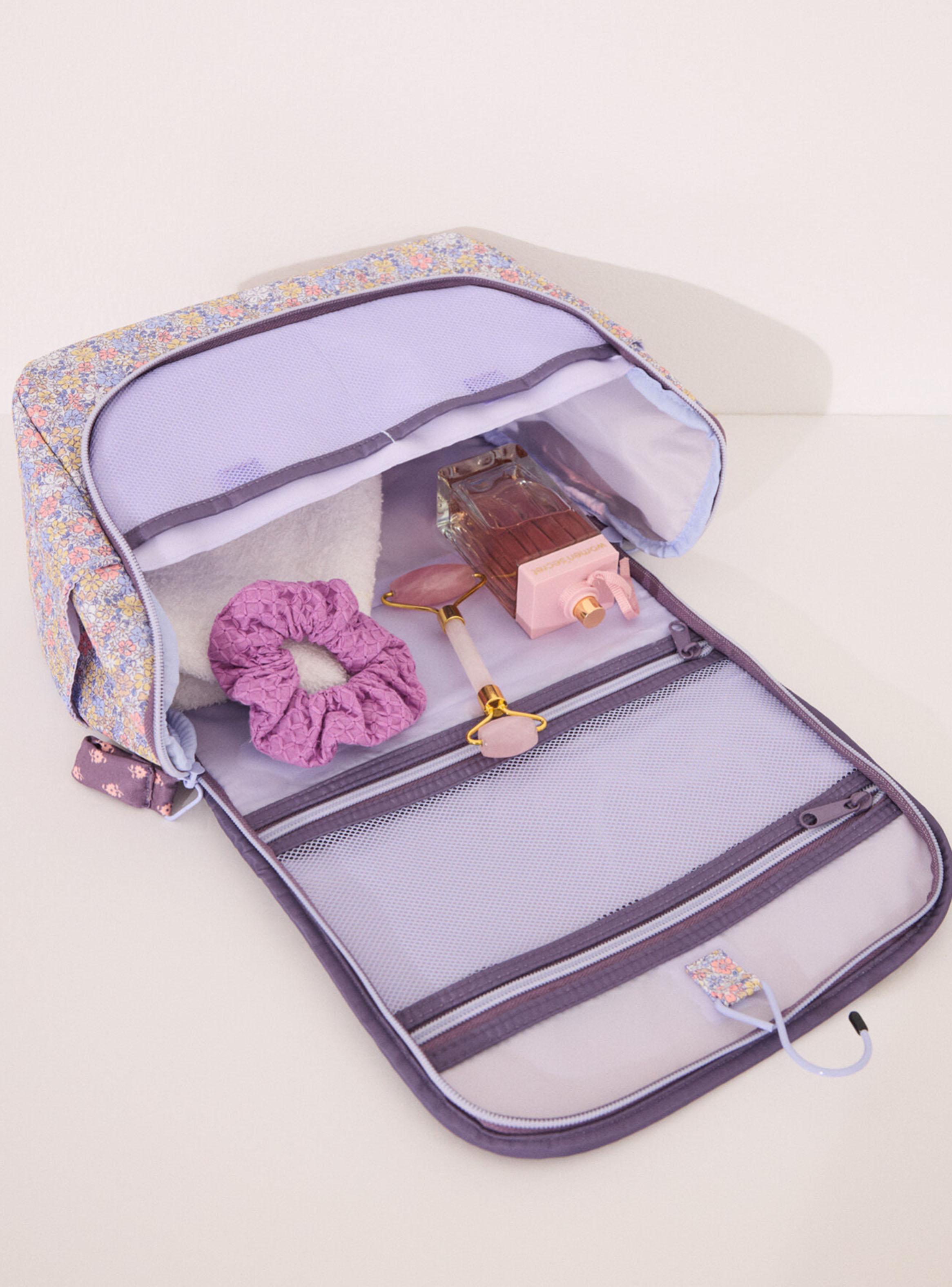 Neceser Grande Nailon Flores Snoopy-3