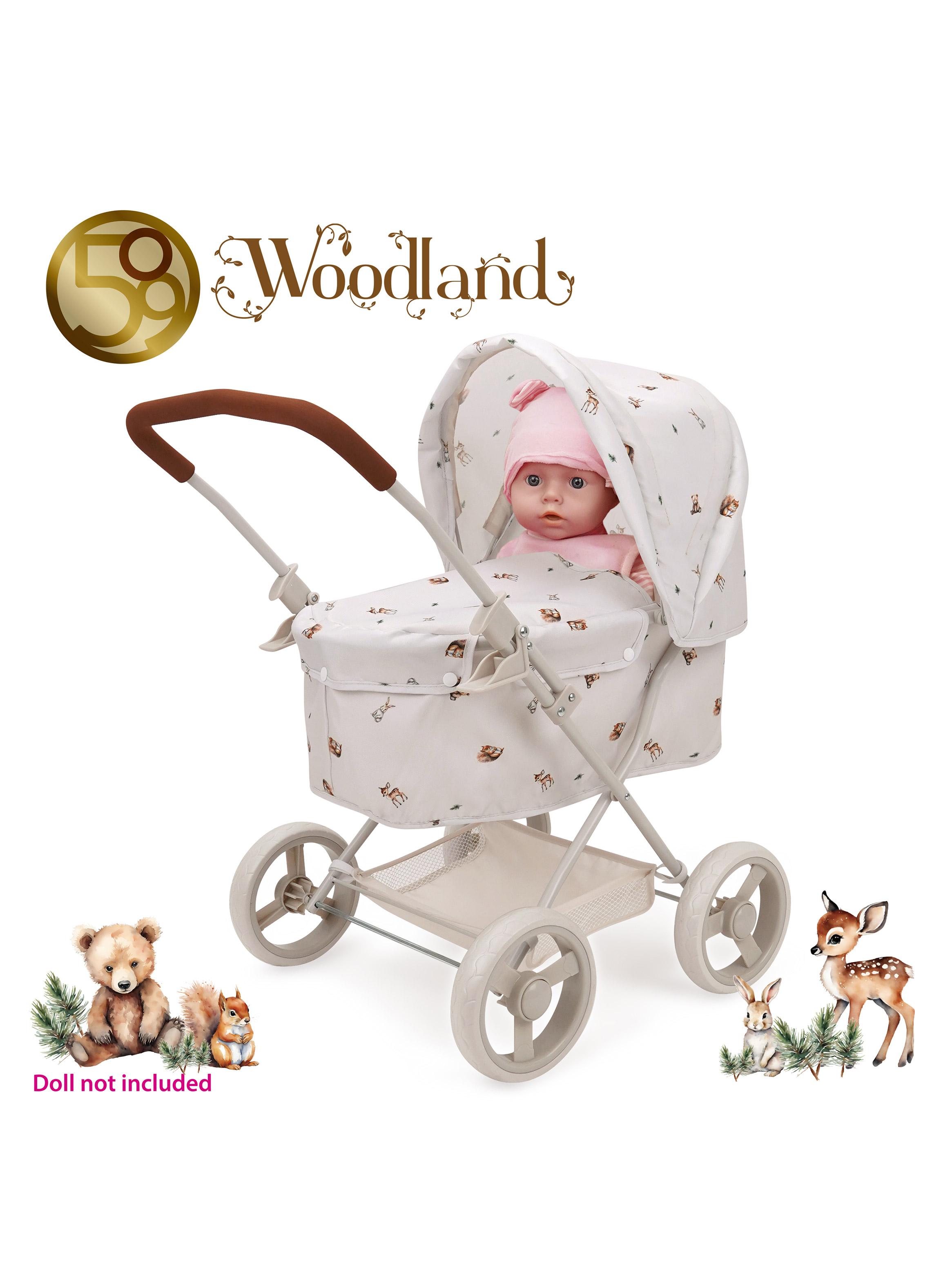 Coche de Muñecas Cuna Woodland-3