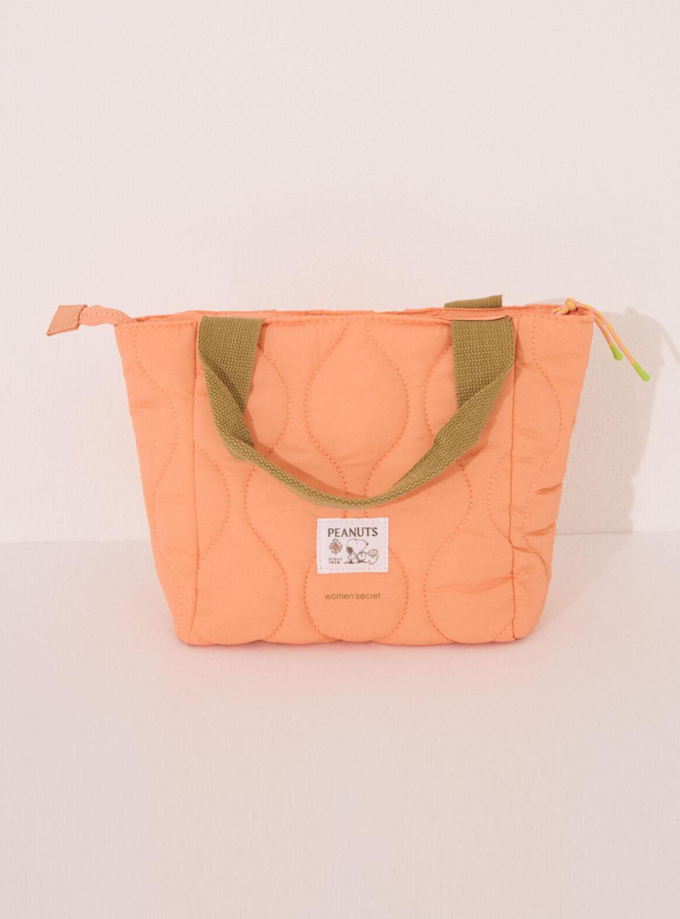Bolsa Térmica Porta Alimentos Snoopy Nailon Acolchado-2