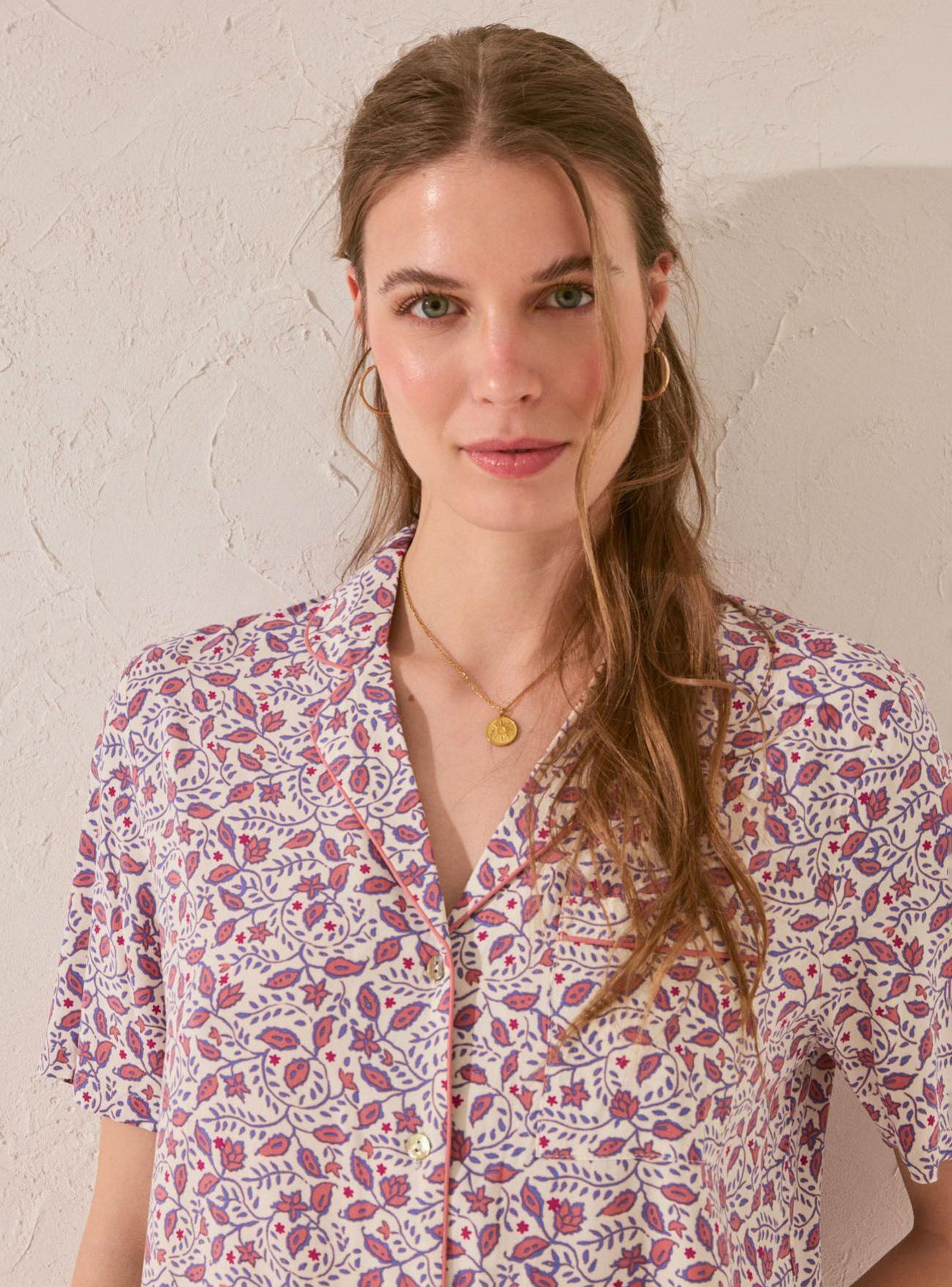 Pijama Camisero Capri Estampado-3