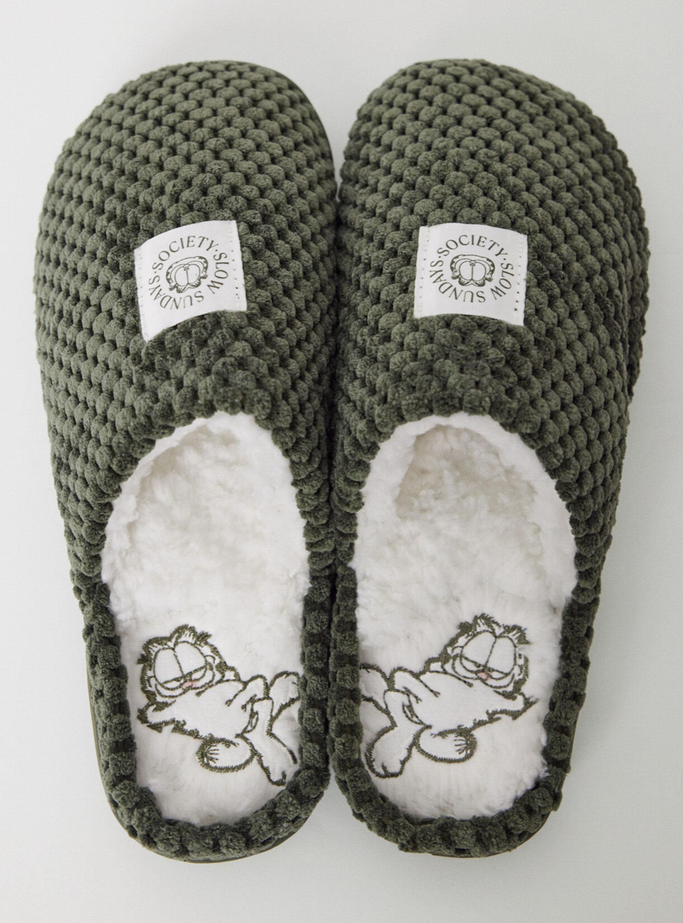 Pantuflas Textura Garfield-0