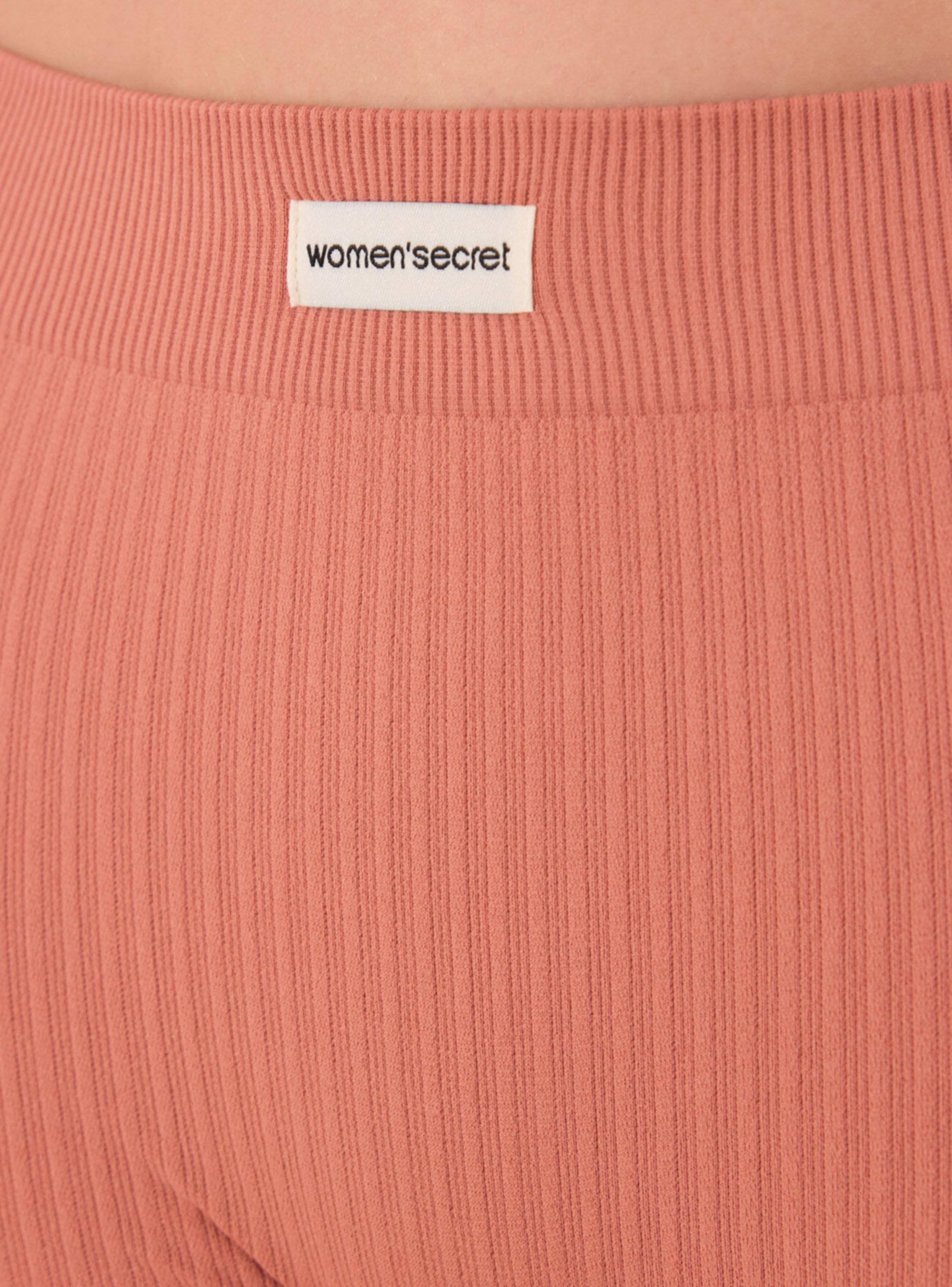 Culotte Canalé Seamless Rosa-3