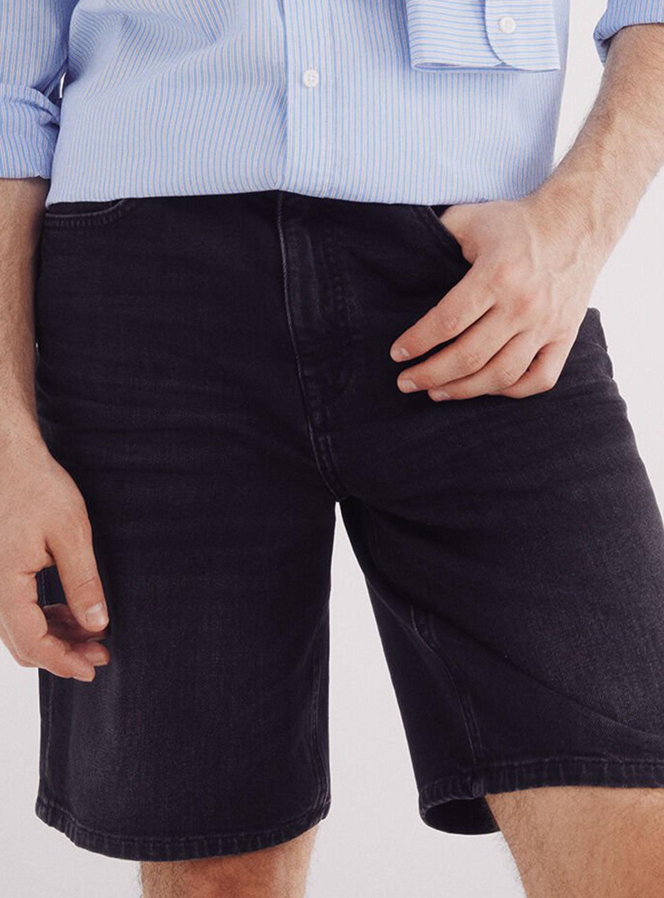 Bermuda Regular Fit Vaquera Lavada-1