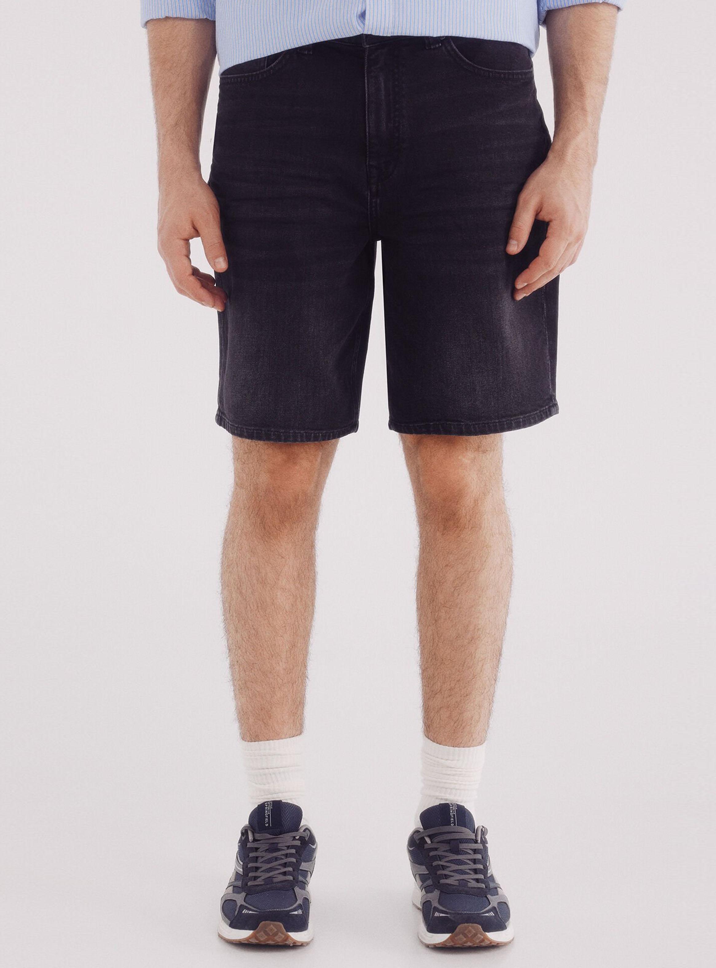 Bermuda Regular Fit Vaquera Lavada-0