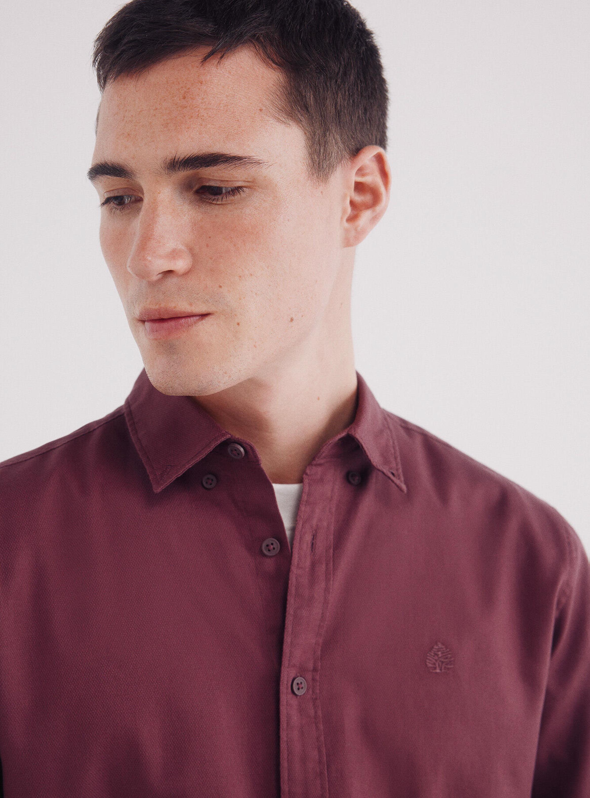 Camisa EstructuraTinte en Prenda-3
