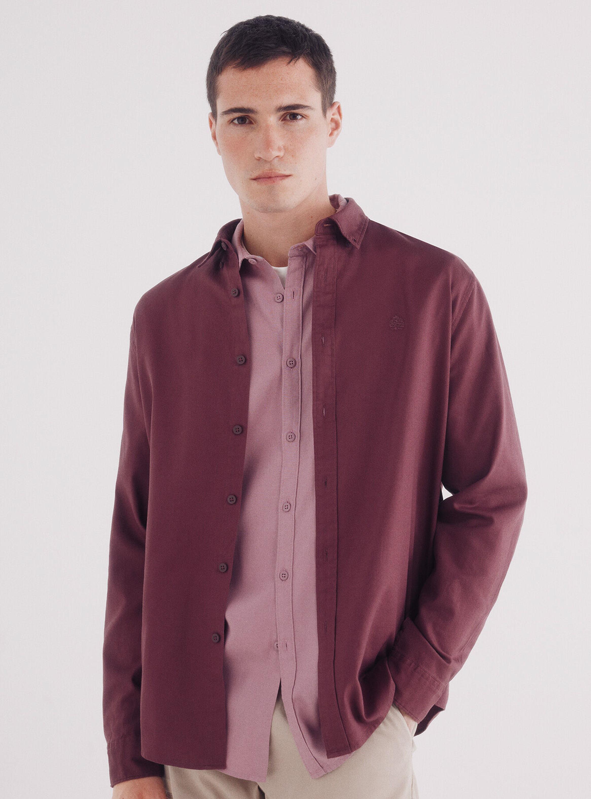 Camisa EstructuraTinte en Prenda-2