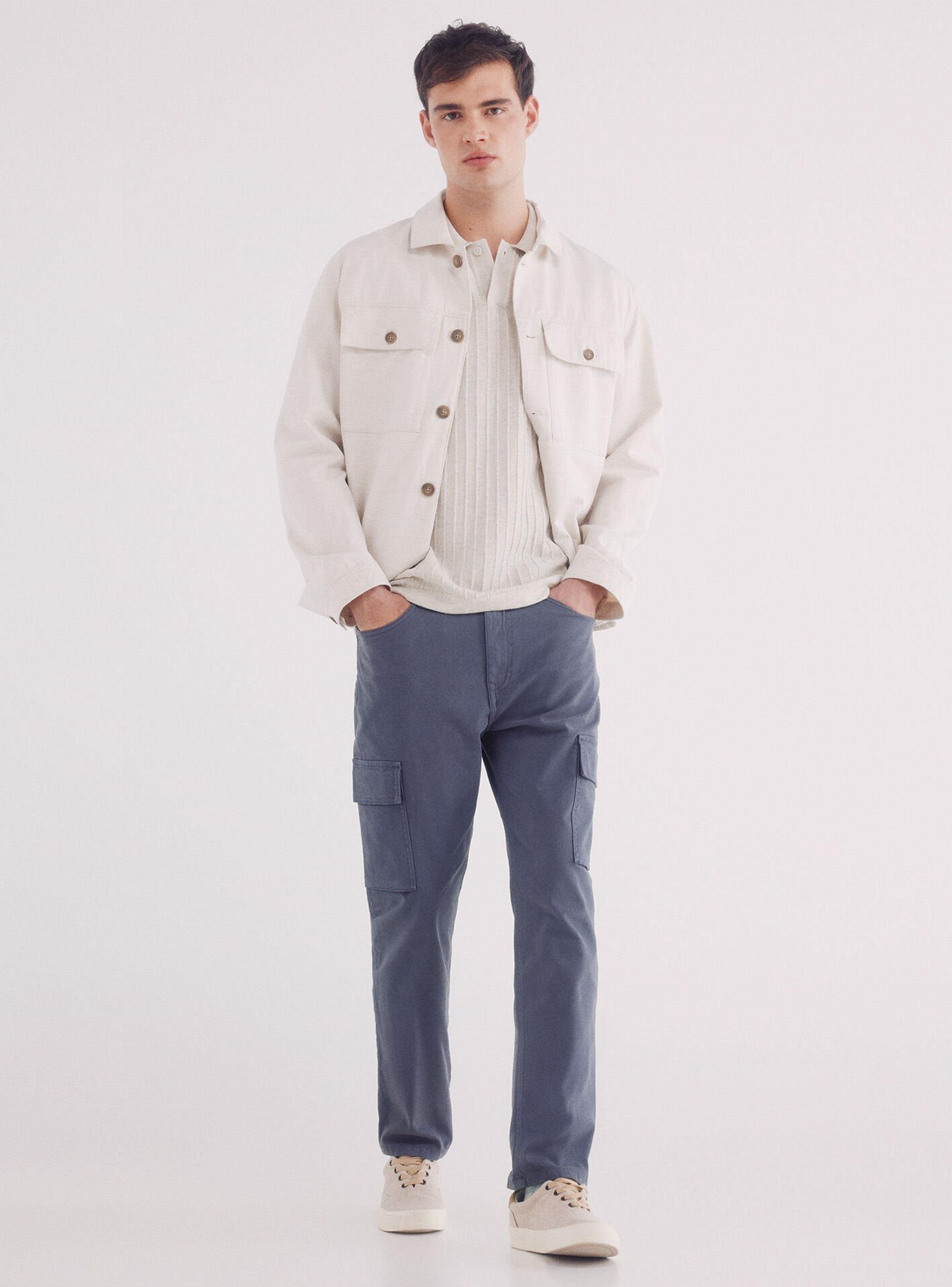 Jeans Estructura Cargo Slim Fit-4