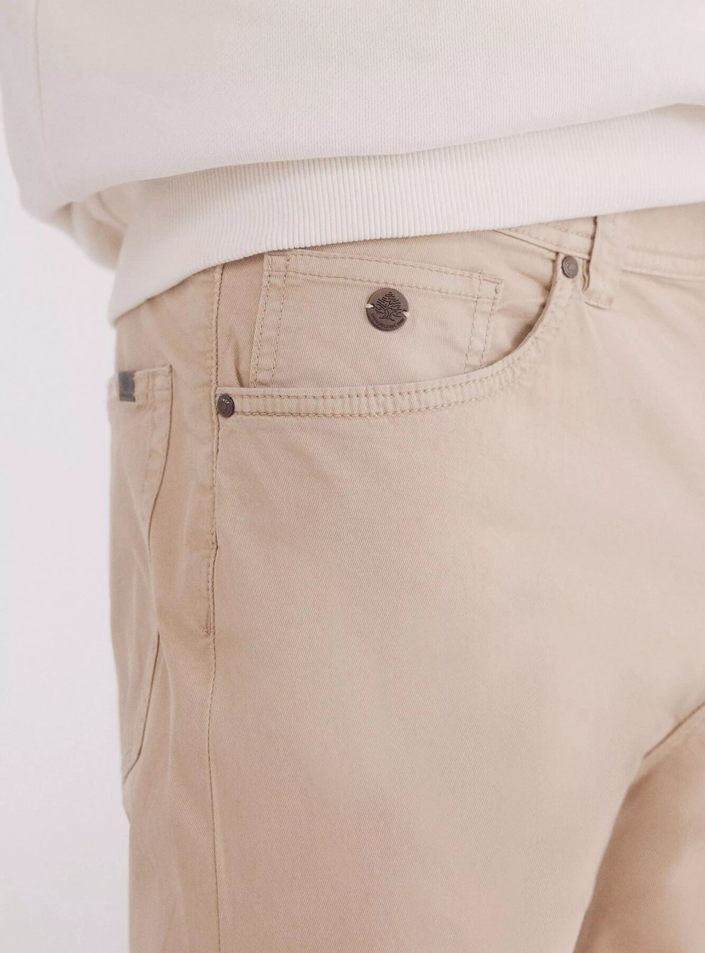 Pantalón 5 bolsillos ligero lavado slim fit-1
