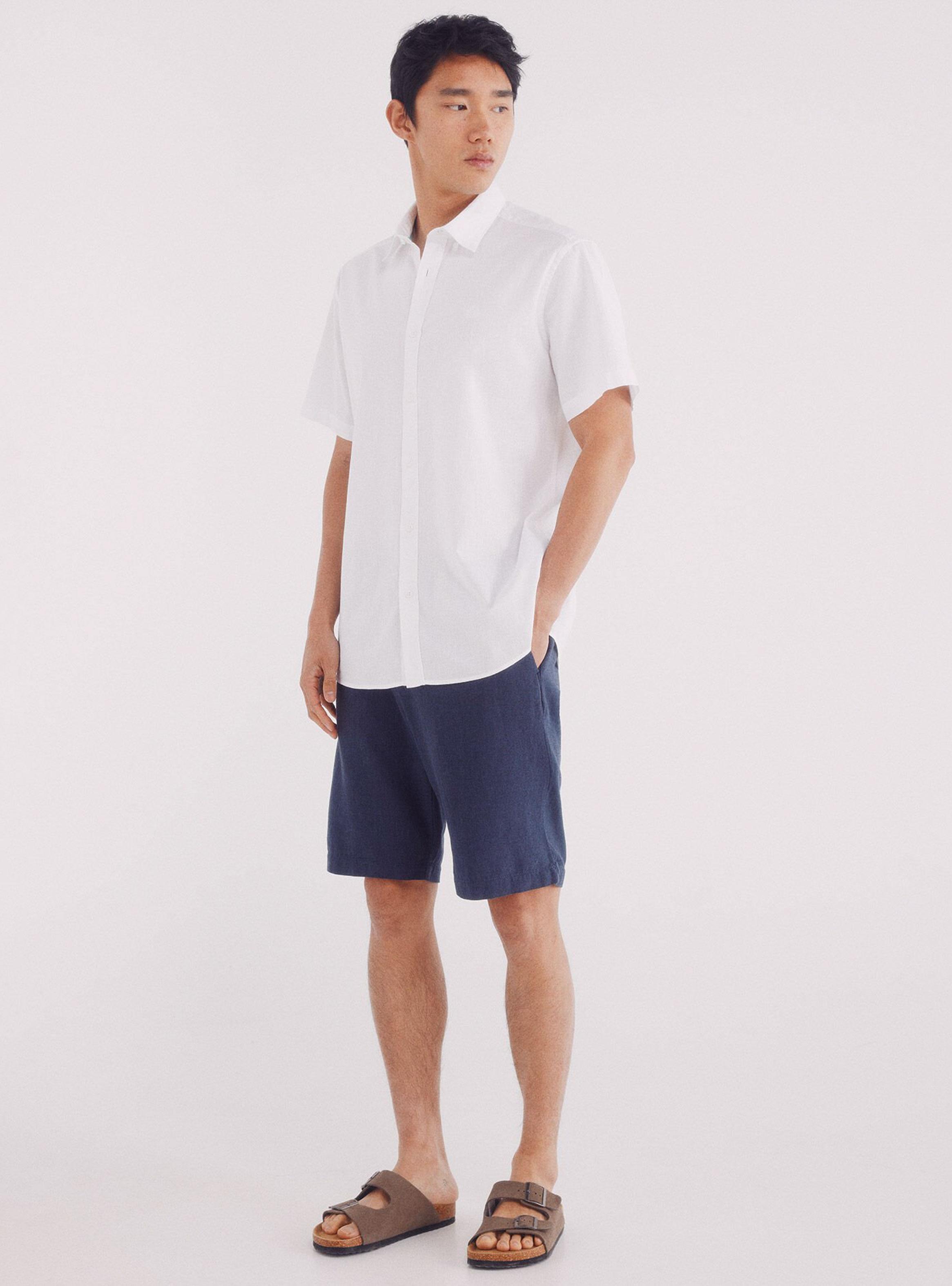 Camisa Manga Corta Lino-2