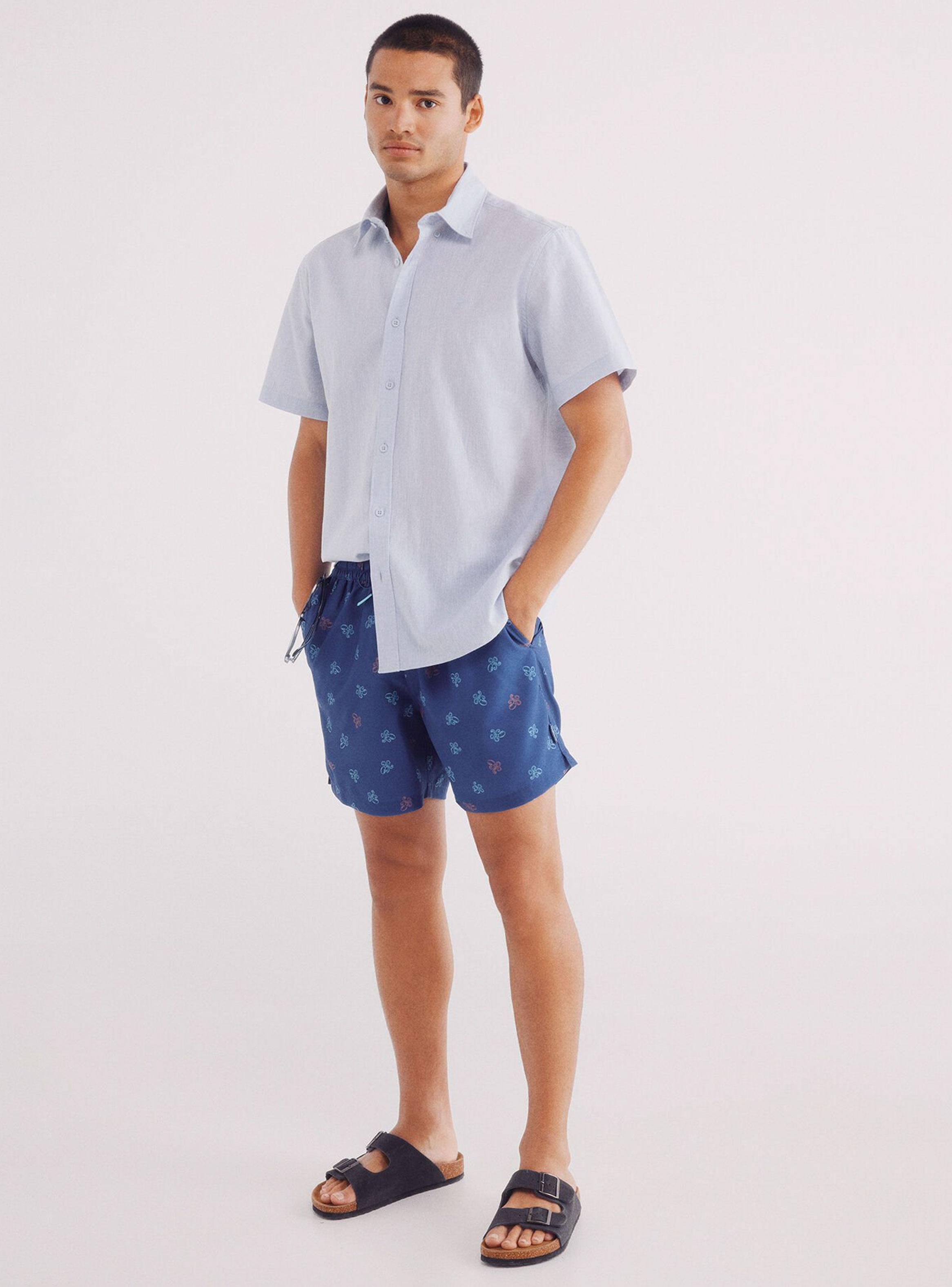 Traje Baño Corto Print-4