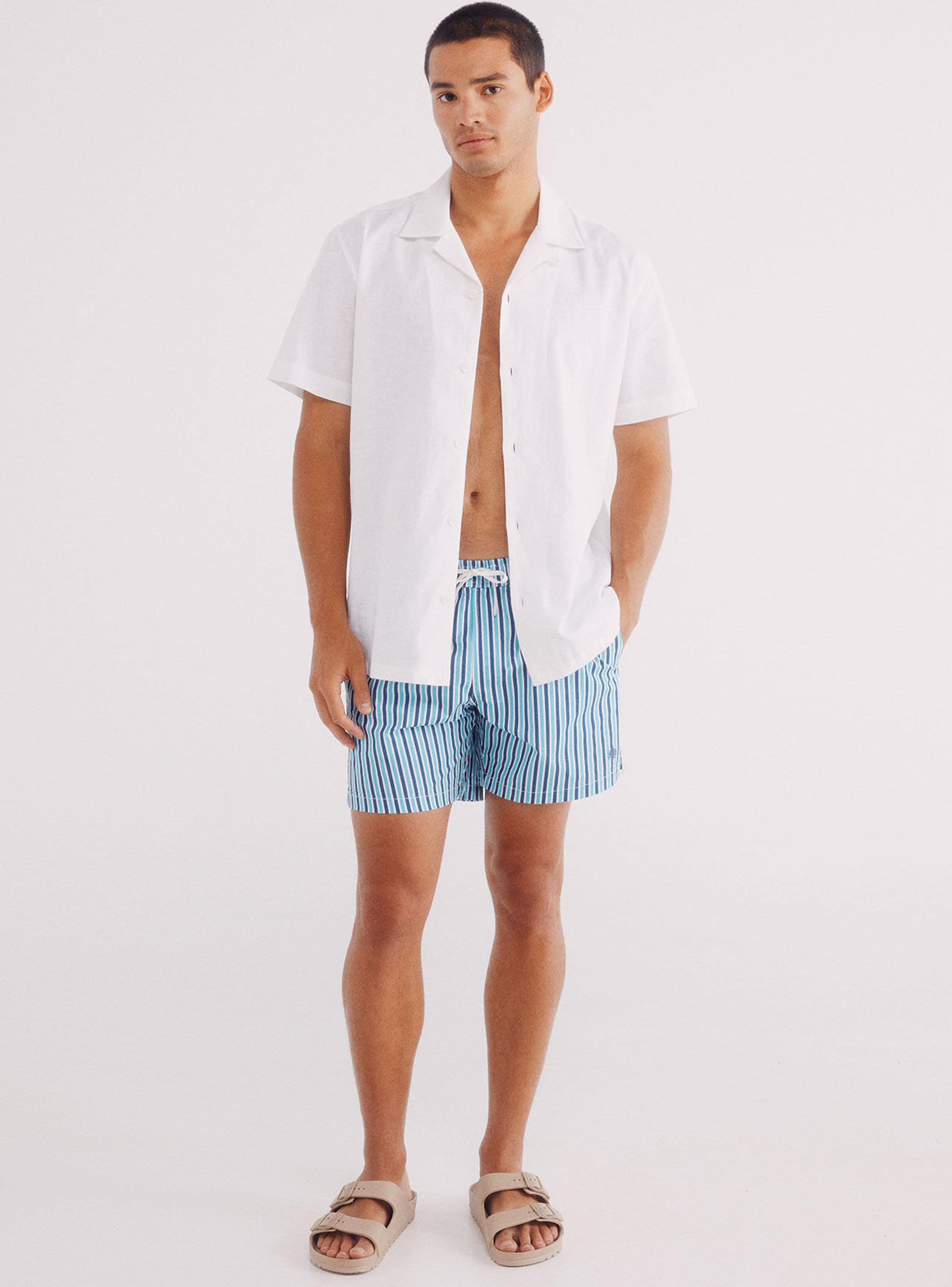 Traje Baño Rayas Print-3