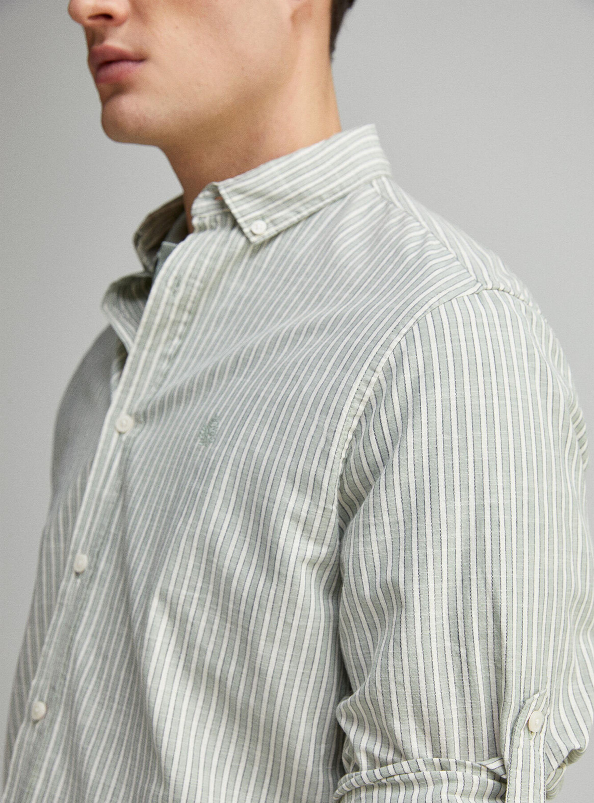 Camisa Slub Rayas-2