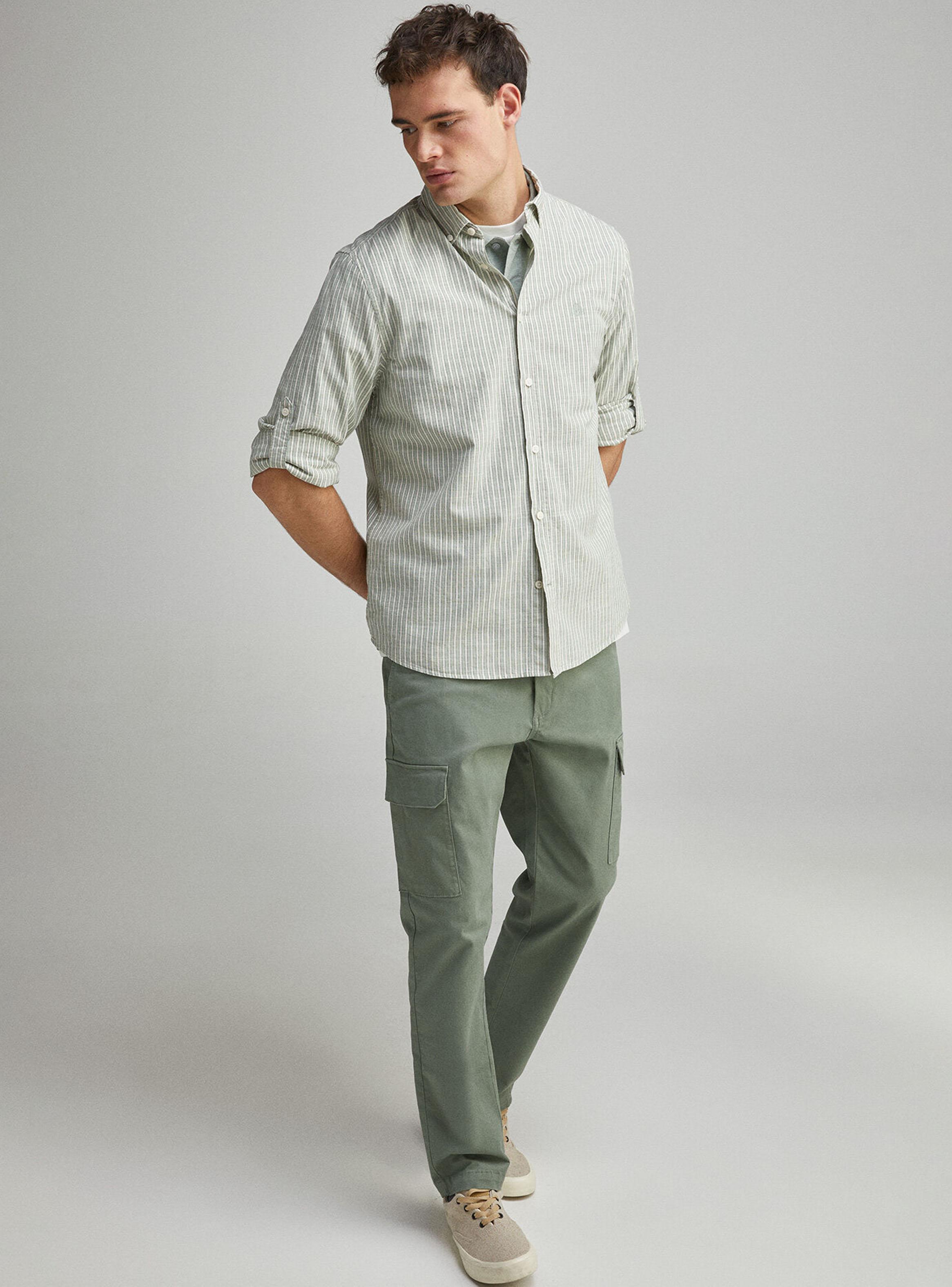 Camisa Slub Rayas-3